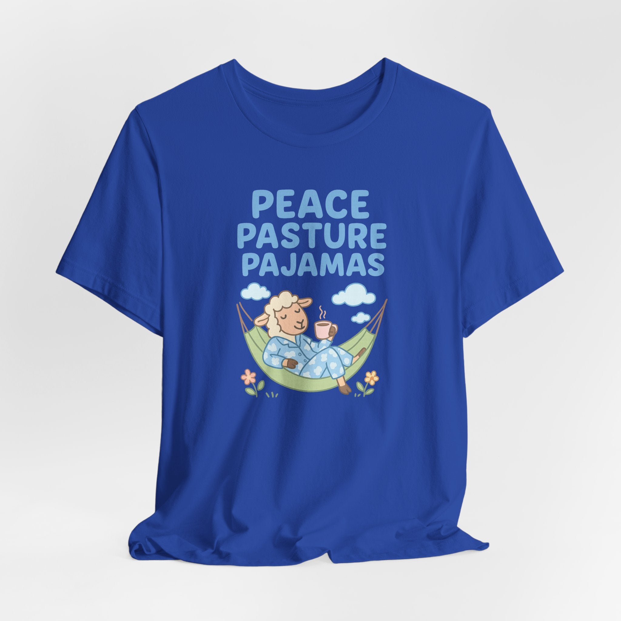 Peace Pasture Pajamas (Female Sheep) – Graphic T-Shirt