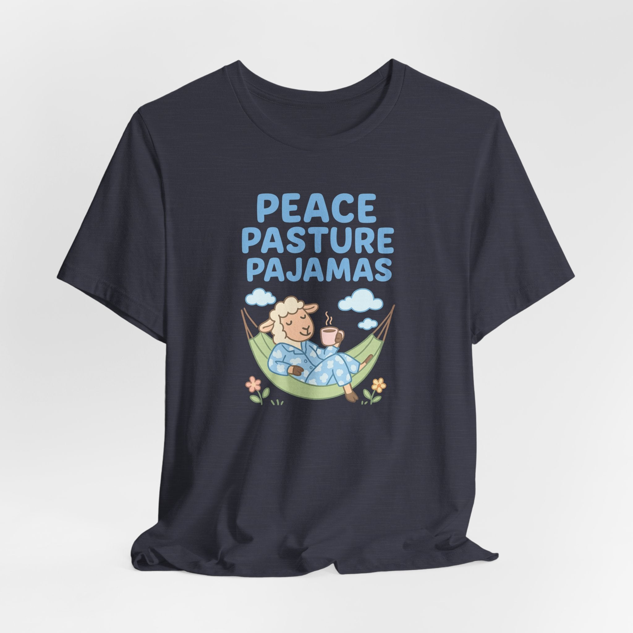 Peace Pasture Pajamas (Female Sheep) – Graphic T-Shirt