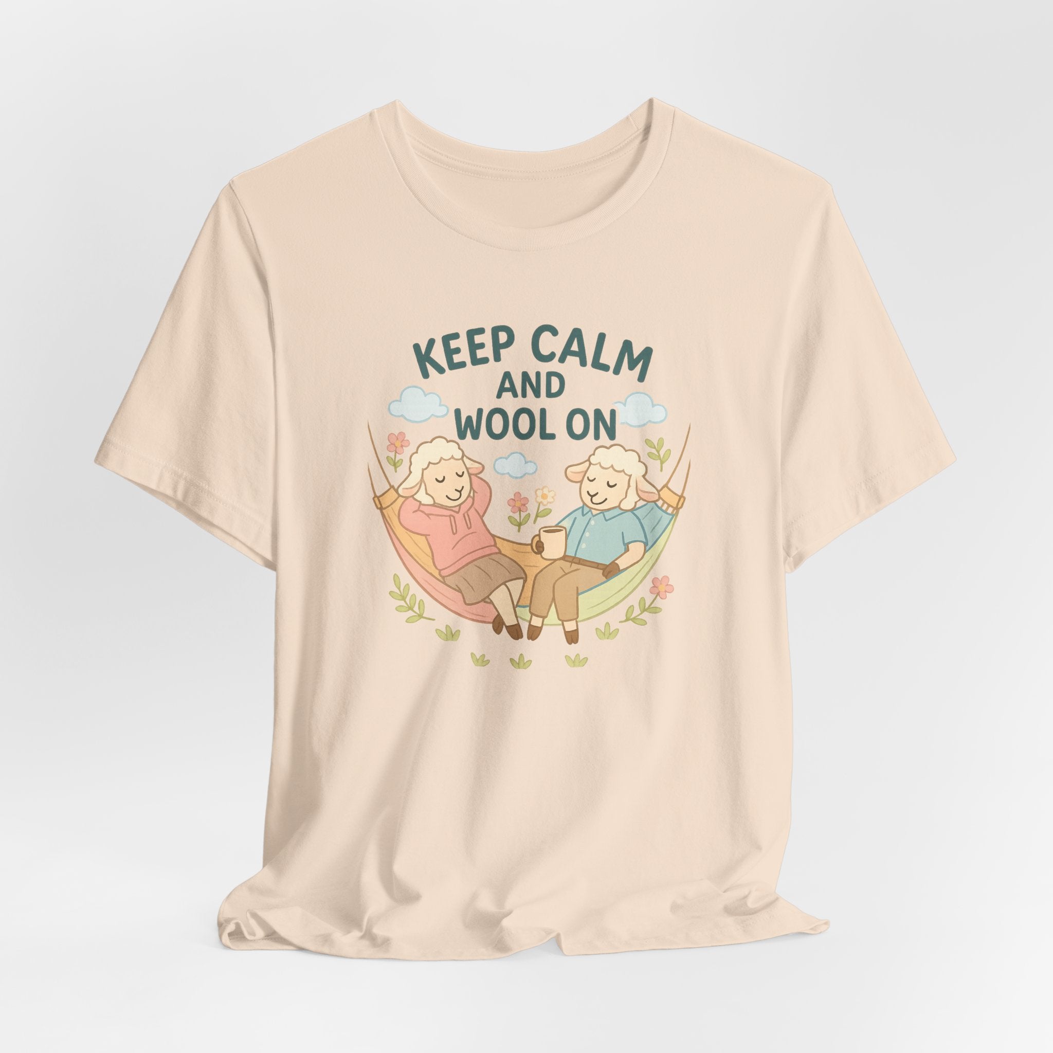 Keep Calm and Wool On – Graphic T-Shirt