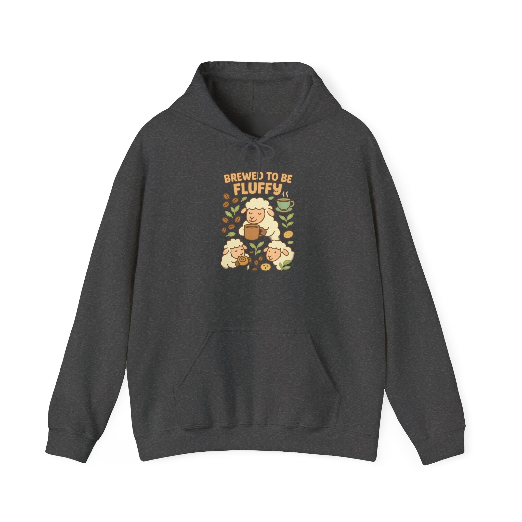 Brewed to Be Fluffy – Graphic Hoodie