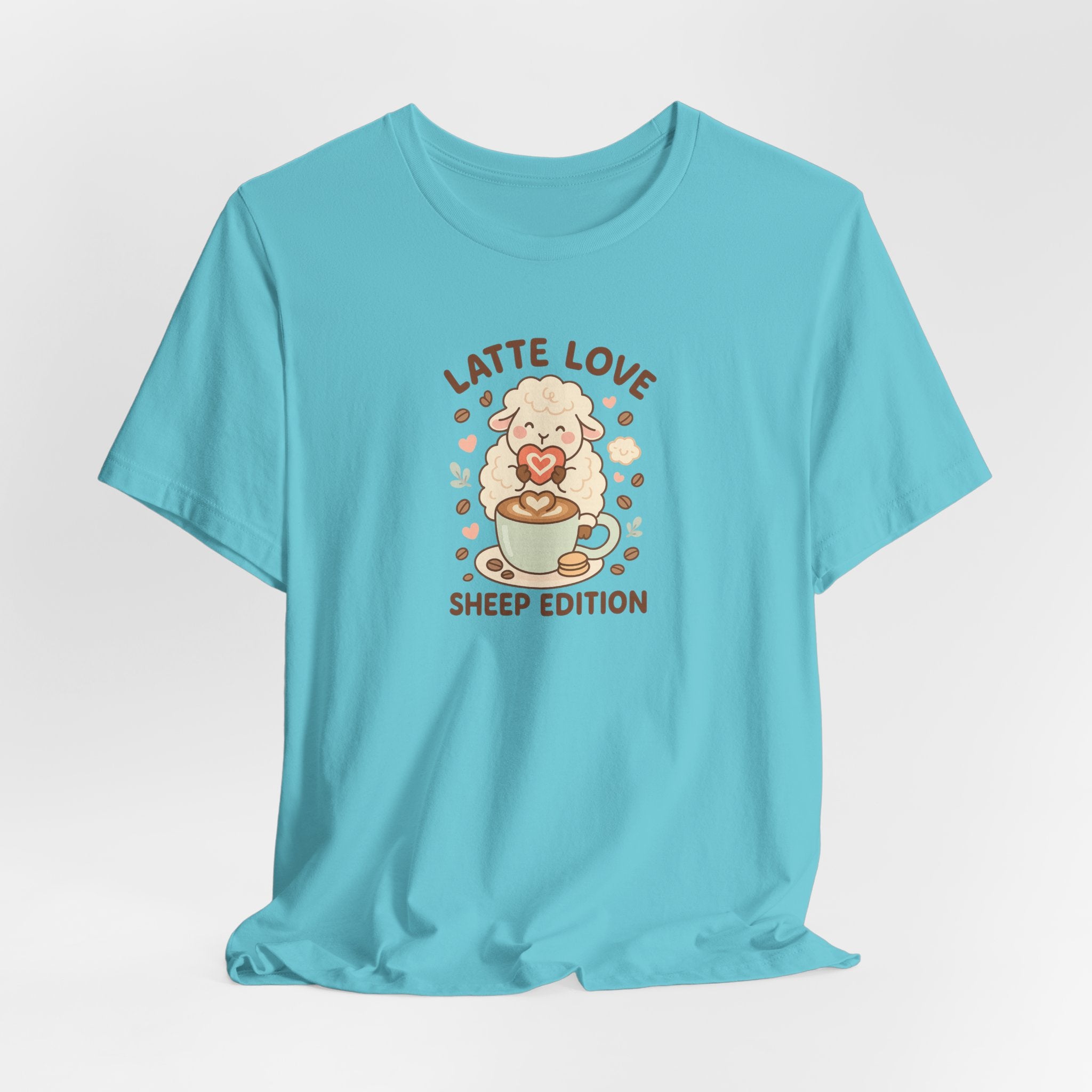 Latte Love, Sheep Edition – Graphic T-Shirt