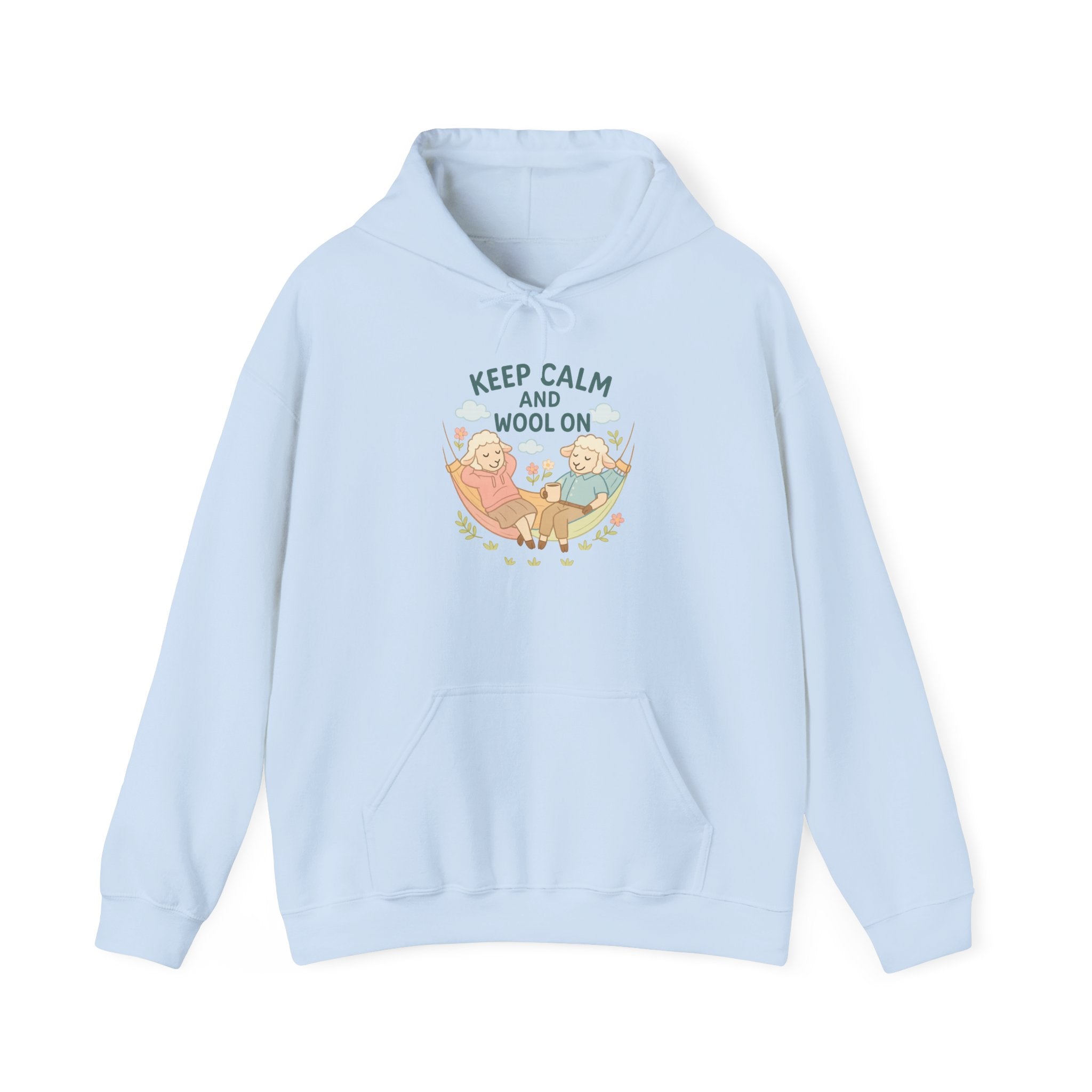 Keep Calm and Wool On – Graphic Hoodie