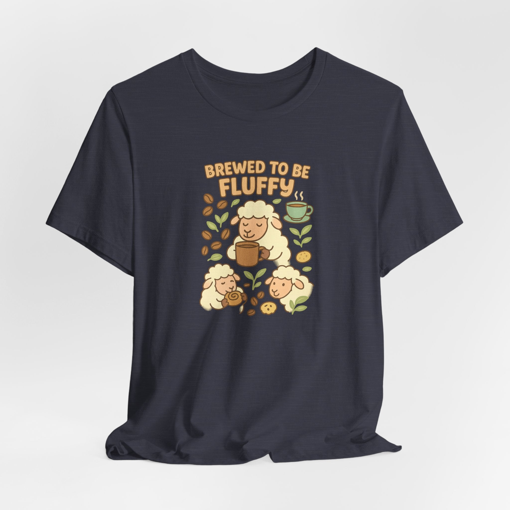Brewed to Be Fluffy – Graphic T-Shirt
