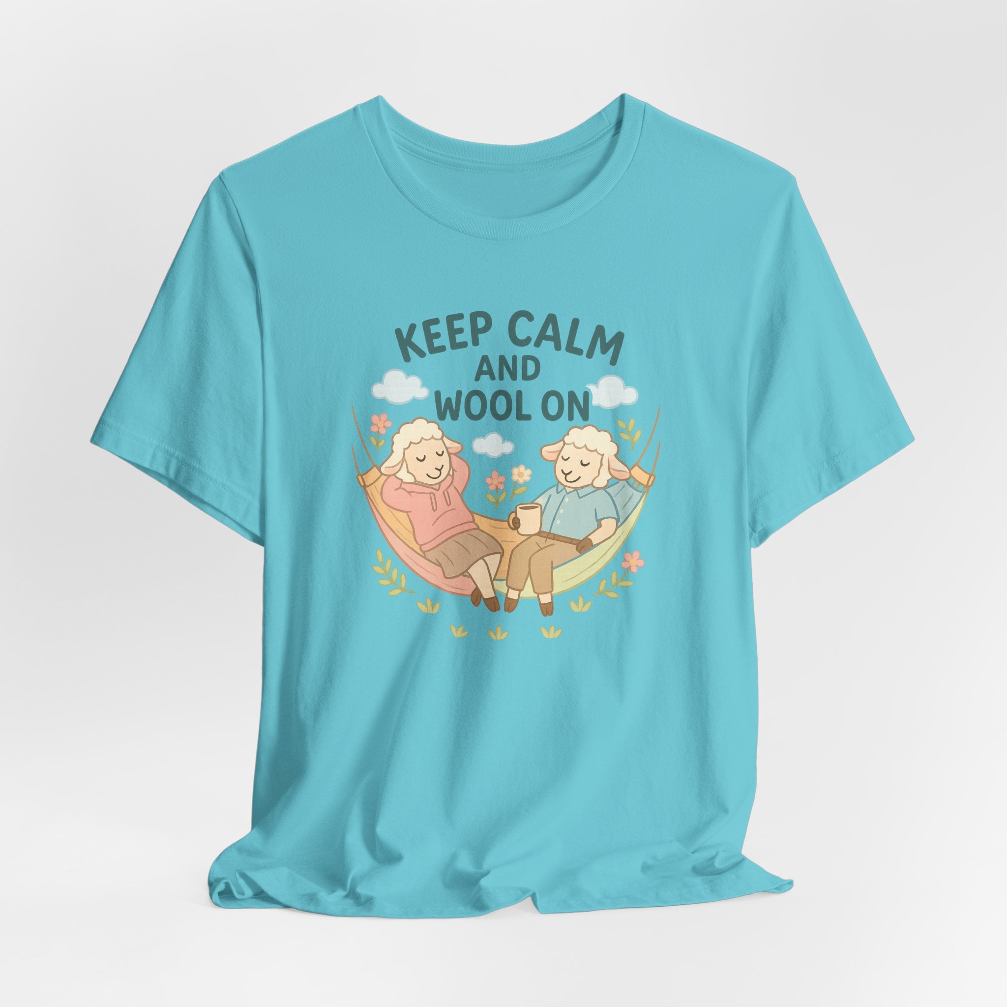 Keep Calm and Wool On – Graphic T-Shirt