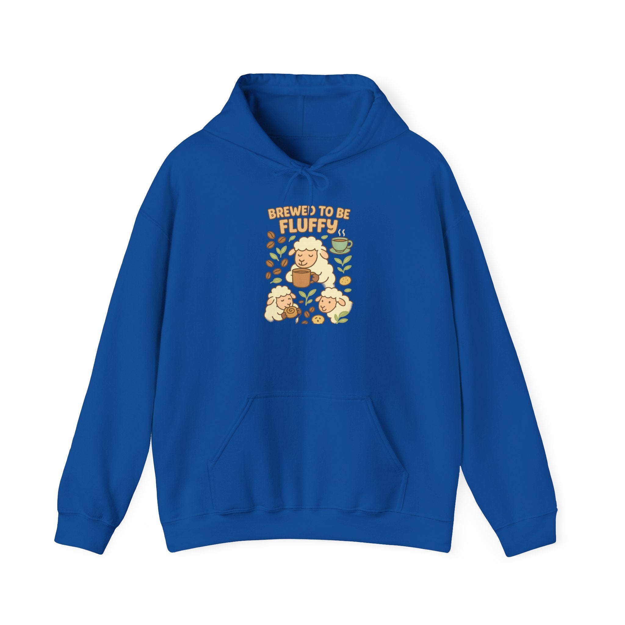 Brewed to Be Fluffy – Graphic Hoodie