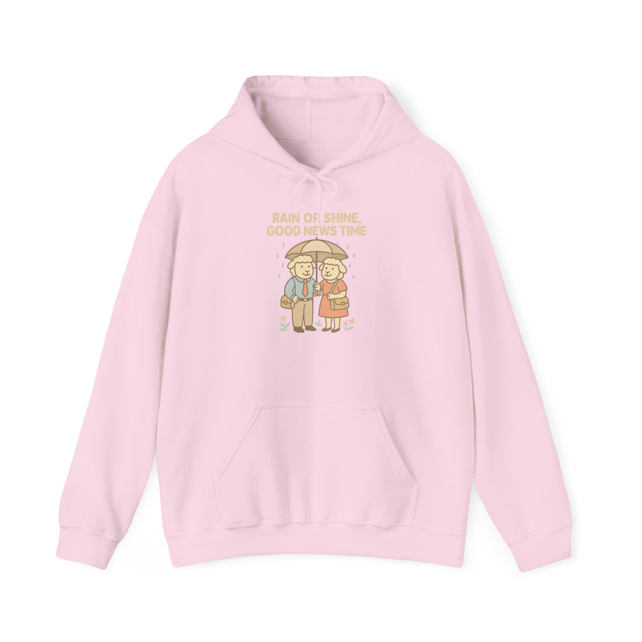 Rain or Shine, Good News Time – Graphic Hoodie