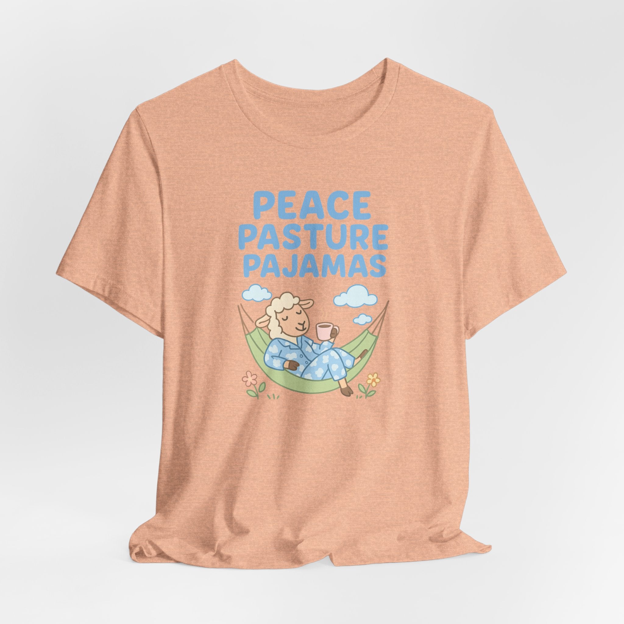 Peace Pasture Pajamas (Female Sheep) – Graphic T-Shirt