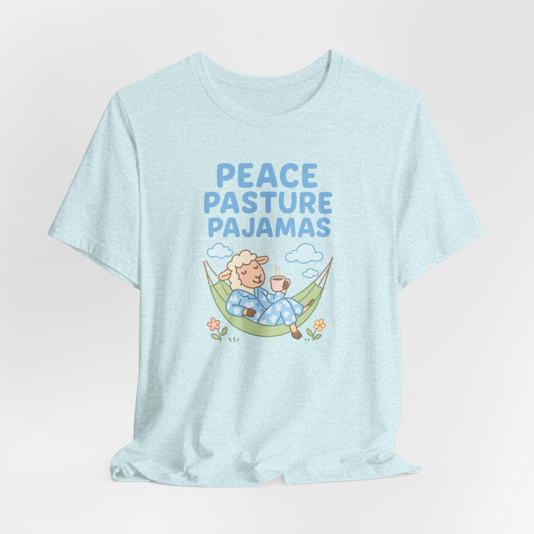 Peace Pasture Pajamas (Female Sheep) – Graphic T-Shirt