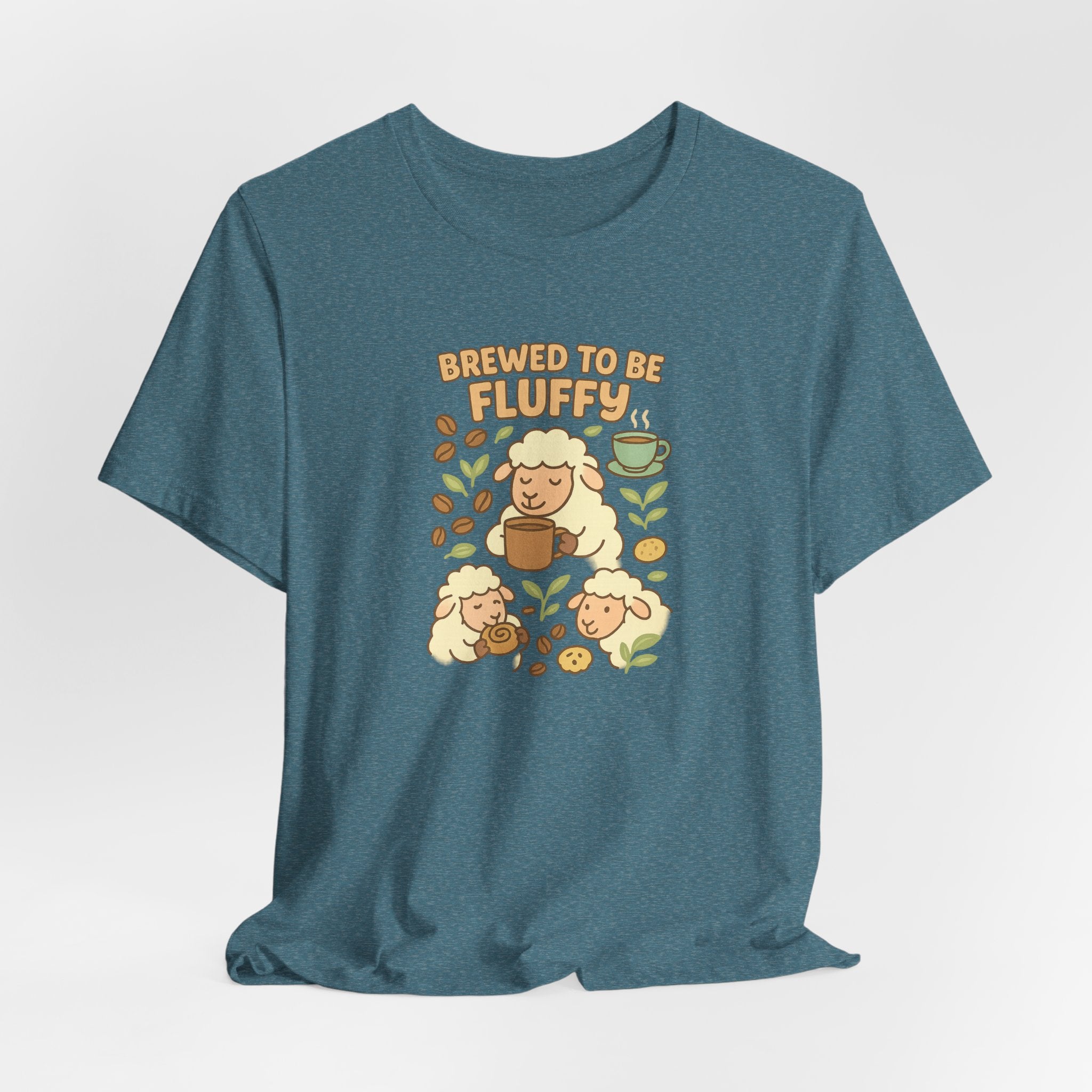 Brewed to Be Fluffy – Graphic T-Shirt
