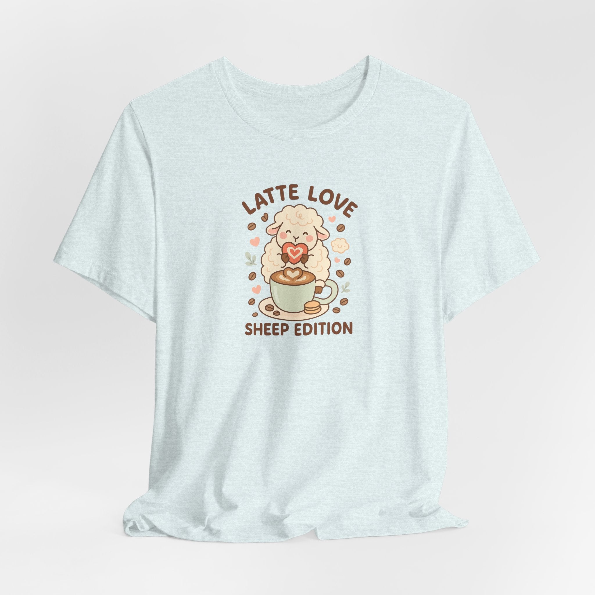 Latte Love, Sheep Edition – Graphic T-Shirt