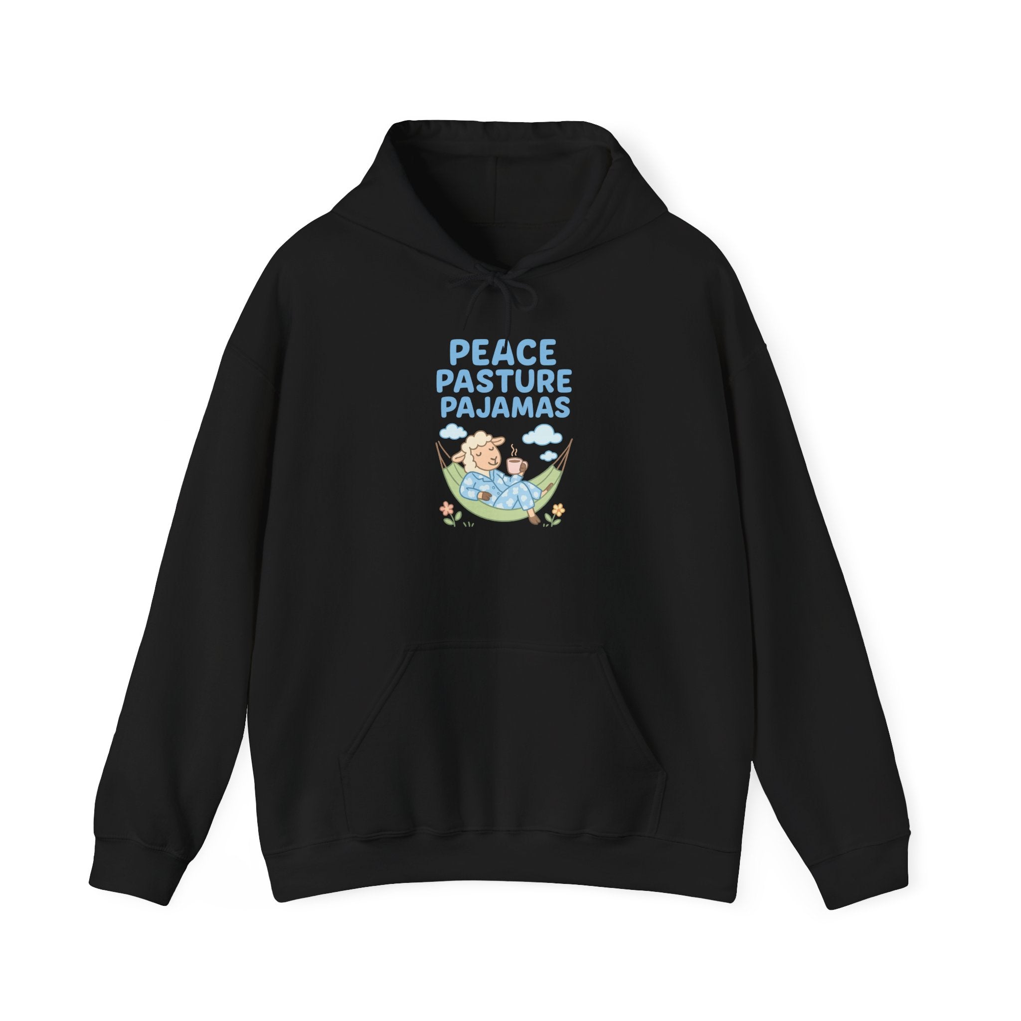 Peace Pasture Pajamas (Female Sheep) – Graphic Hoodie