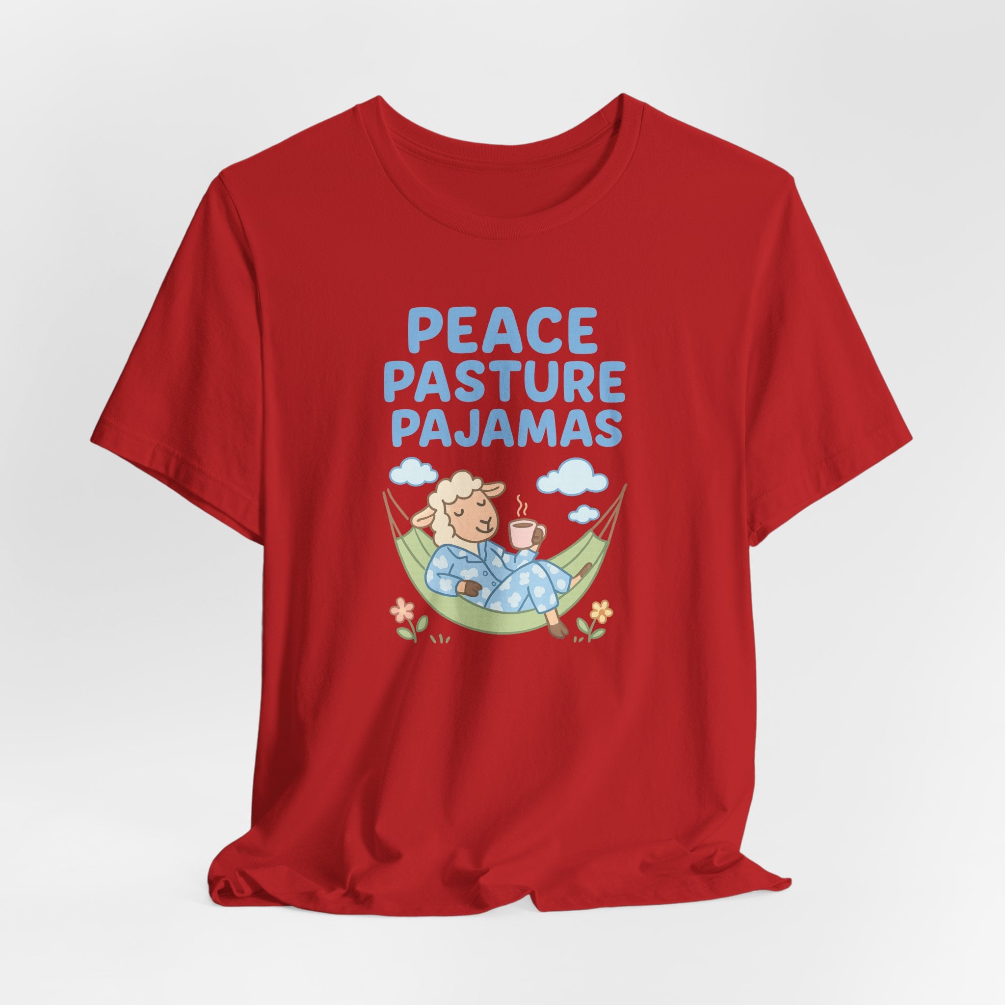 Peace Pasture Pajamas (Female Sheep) – Graphic T-Shirt