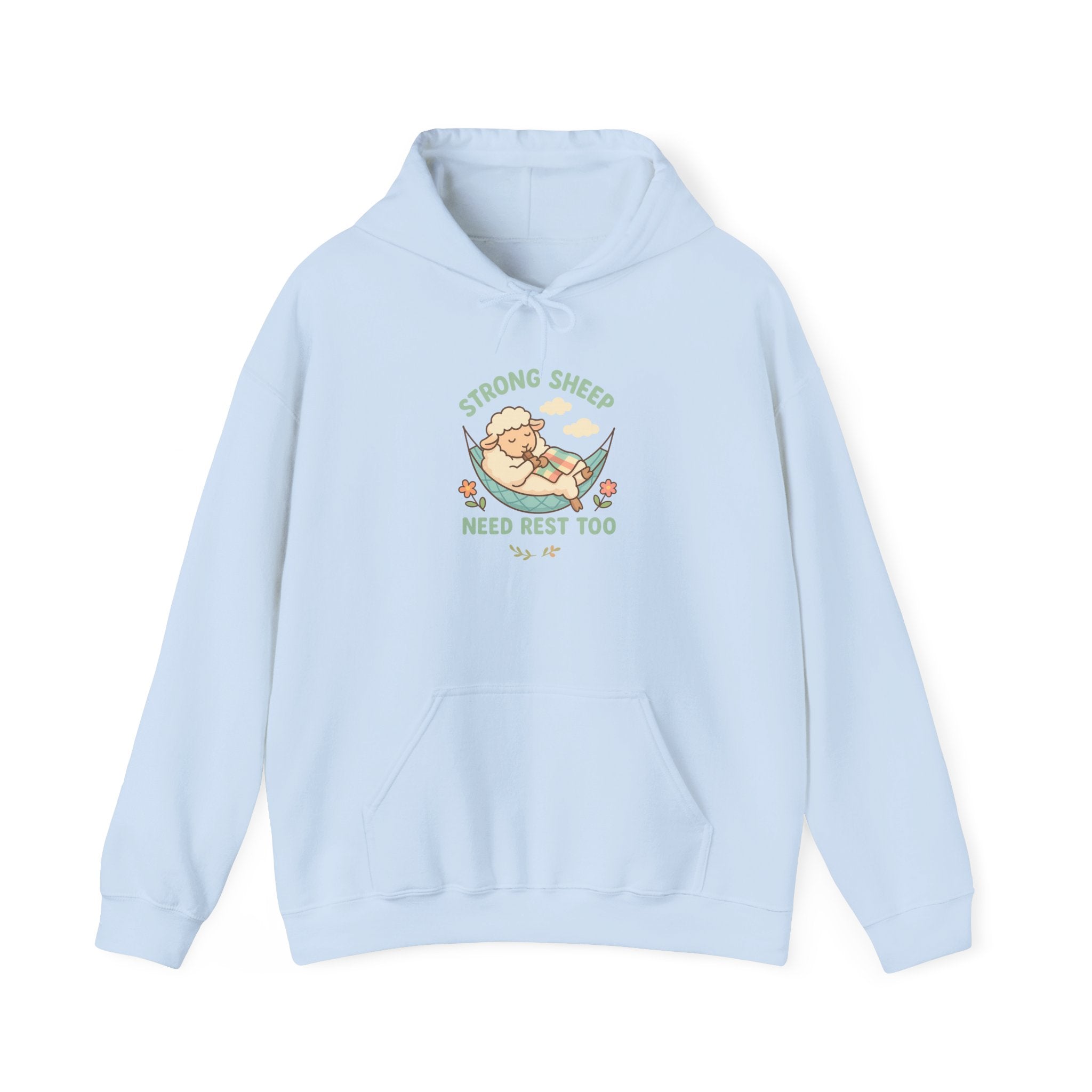 Strong Sheep Need Rest Too – Graphic Hoodie