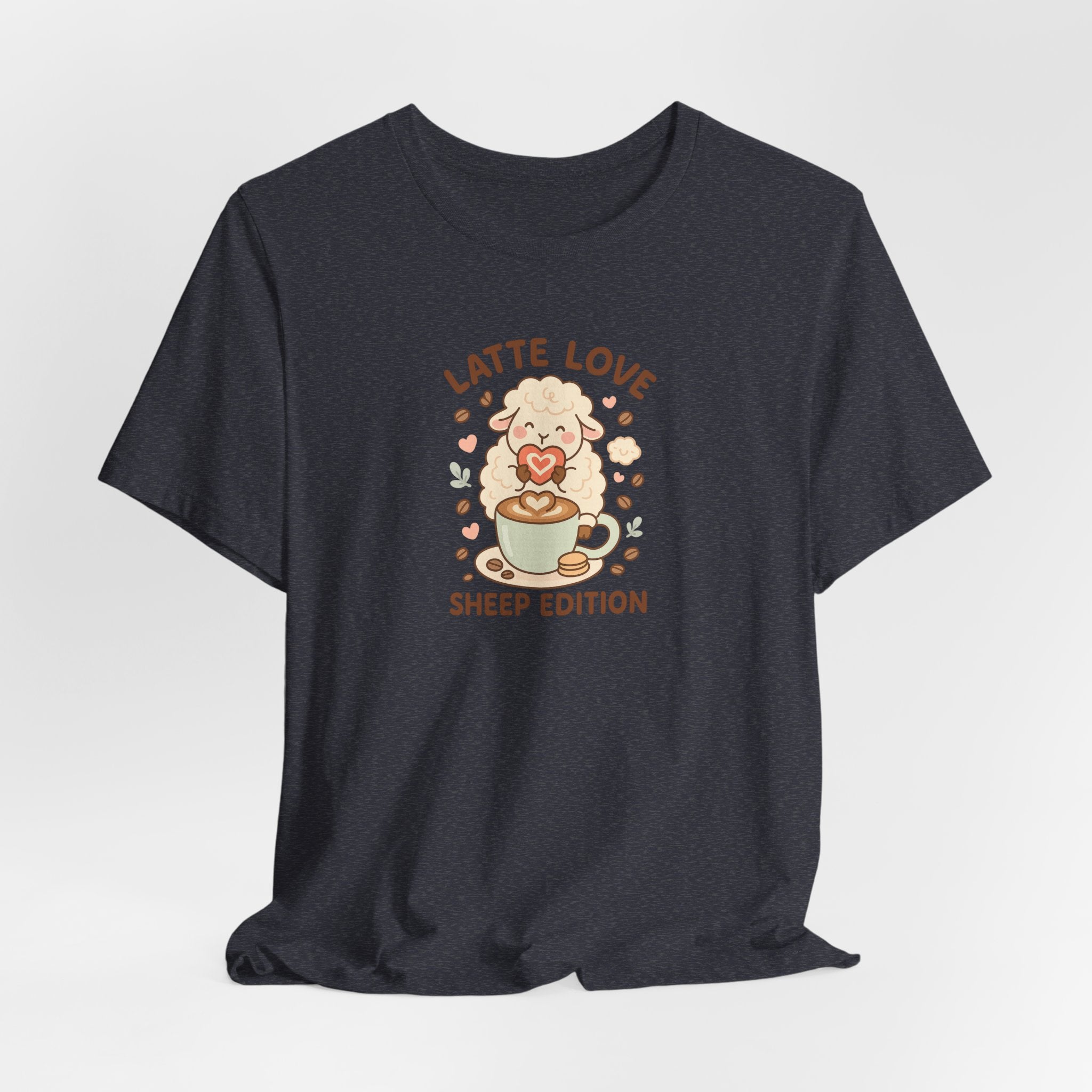 Latte Love, Sheep Edition – Graphic T-Shirt