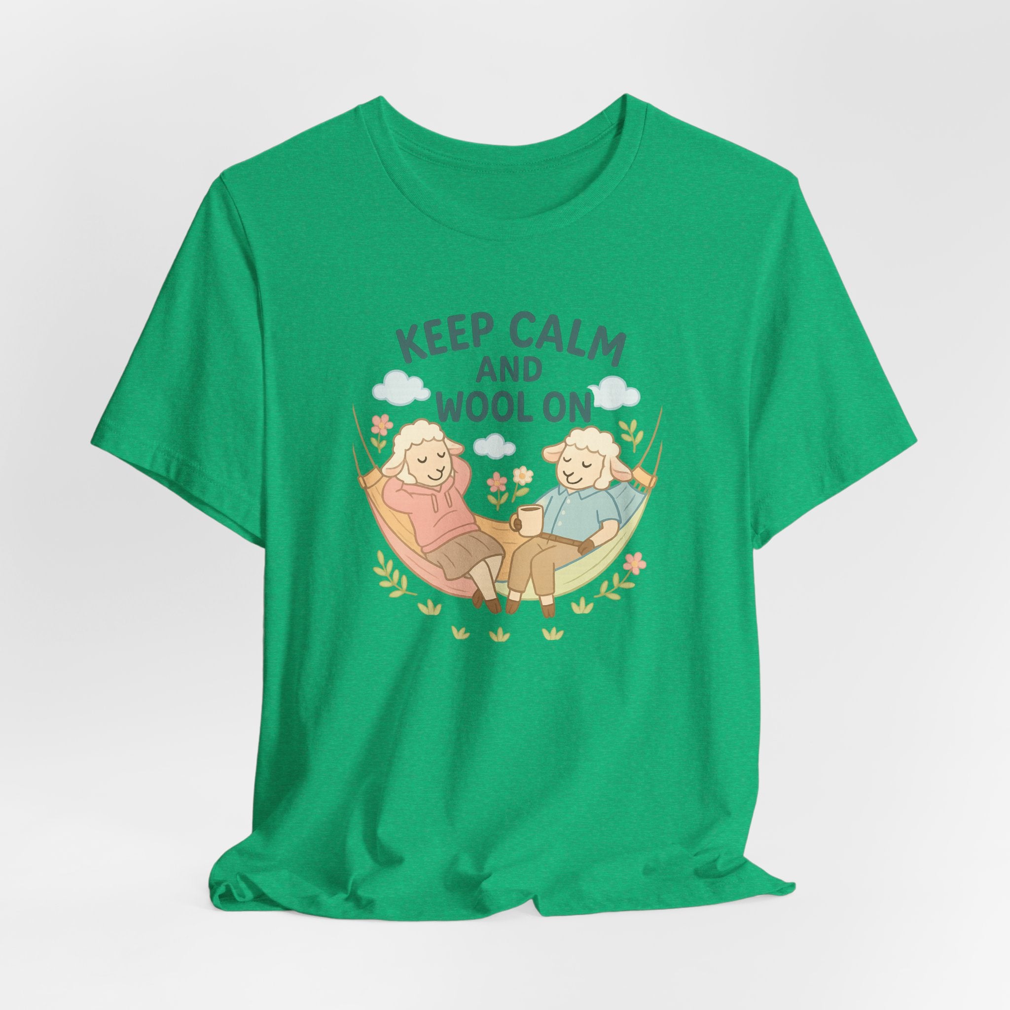Keep Calm and Wool On – Graphic T-Shirt
