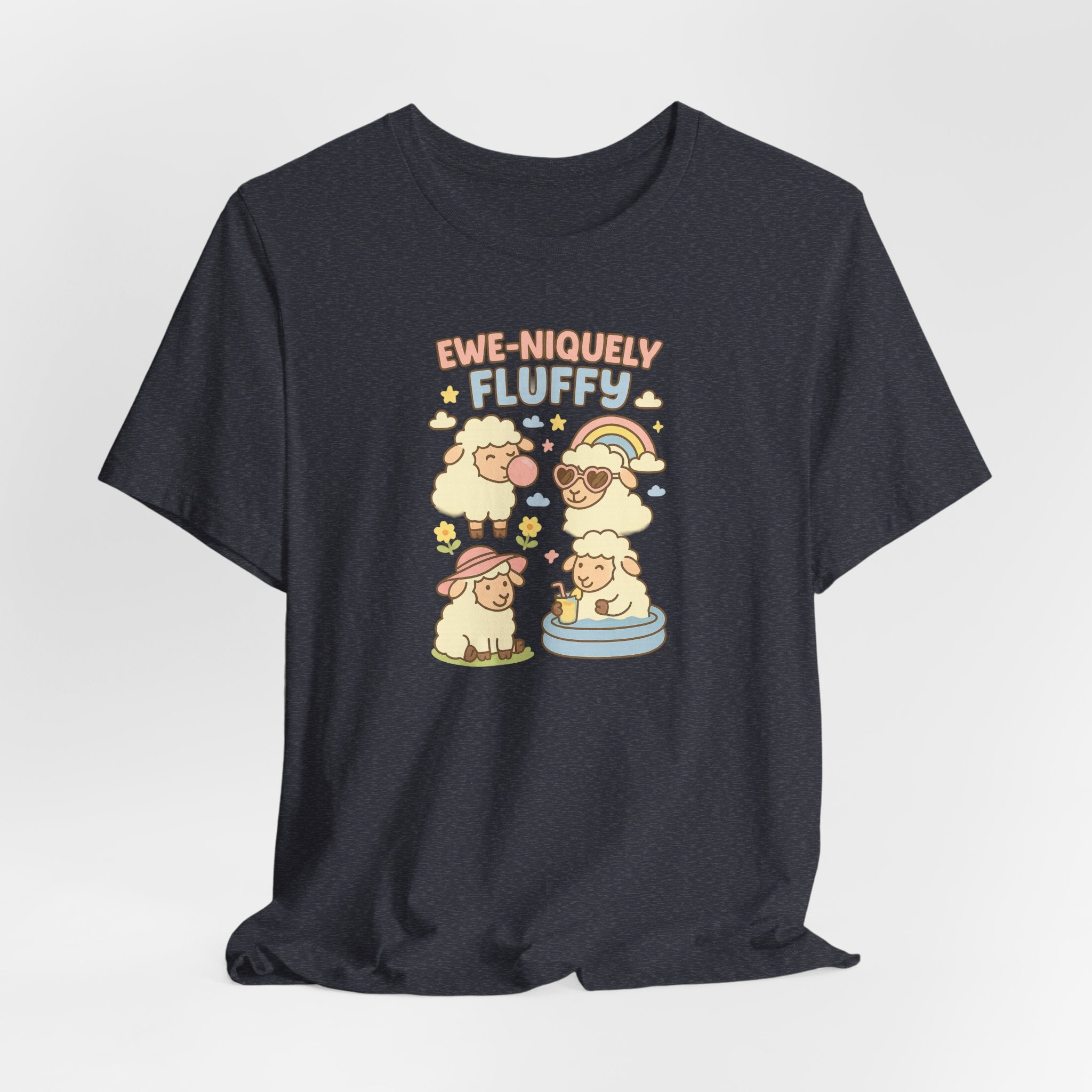 Ewe-niquely Fluffy – Graphic T-Shirt