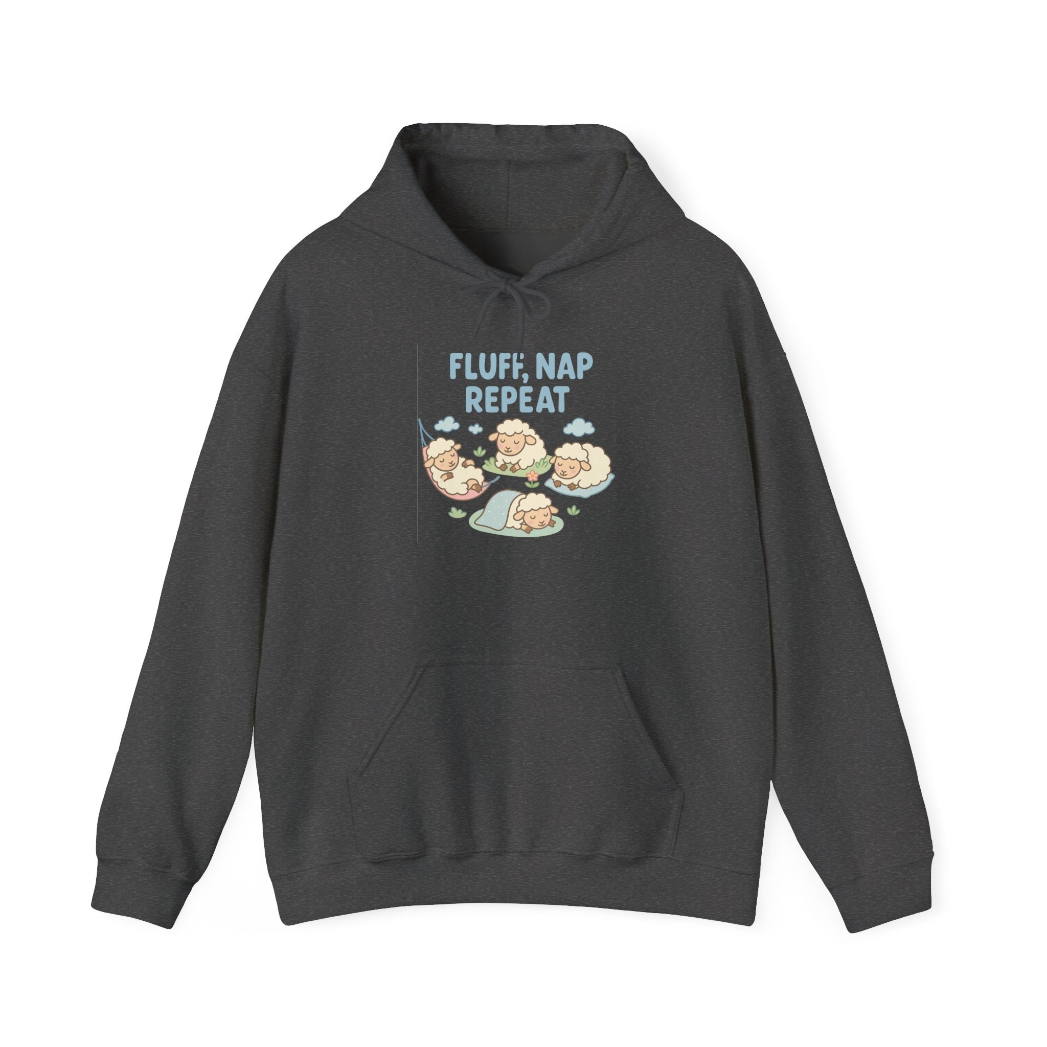 Fluff, Nap, Repeat – Graphic Hoodie