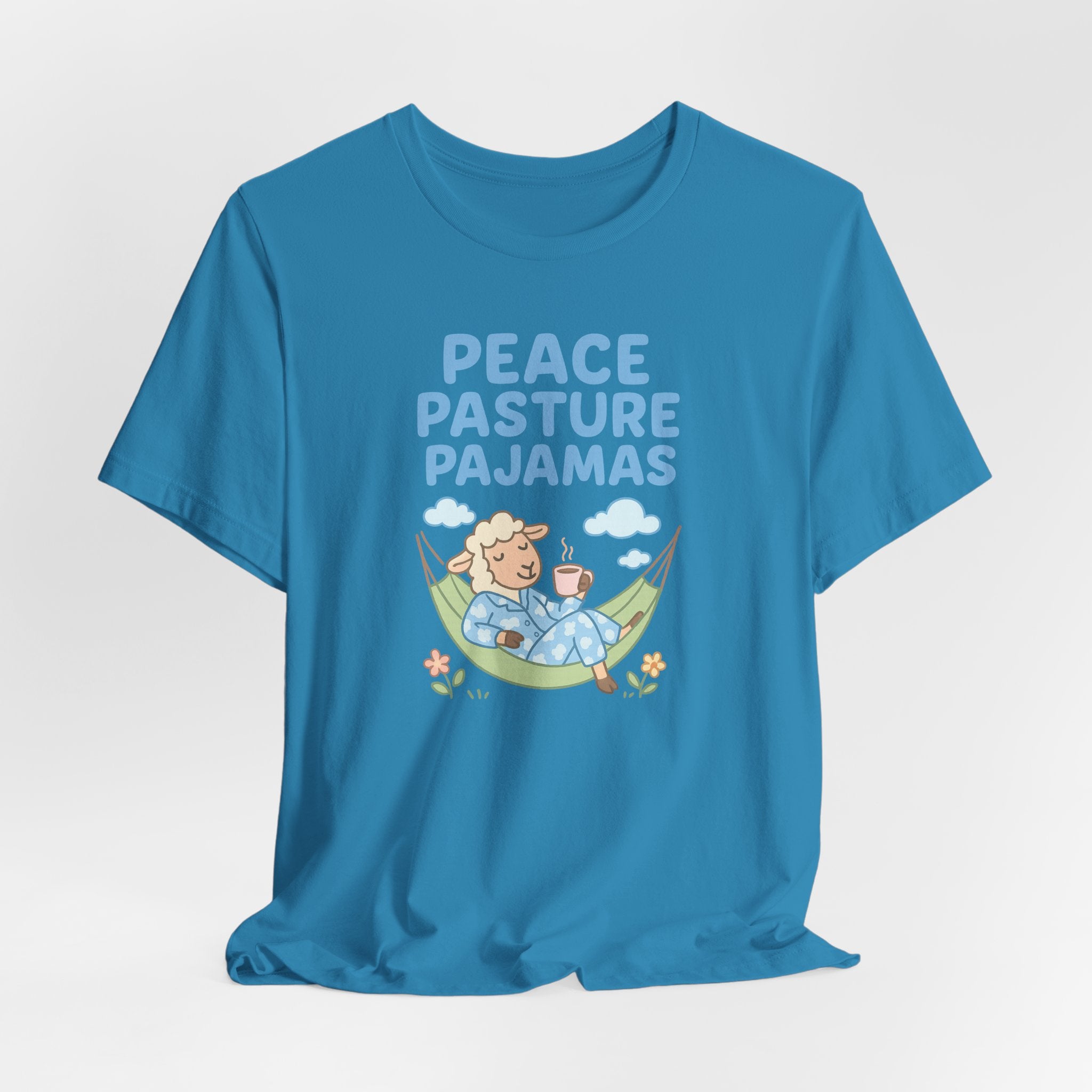 Peace Pasture Pajamas (Female Sheep) – Graphic T-Shirt