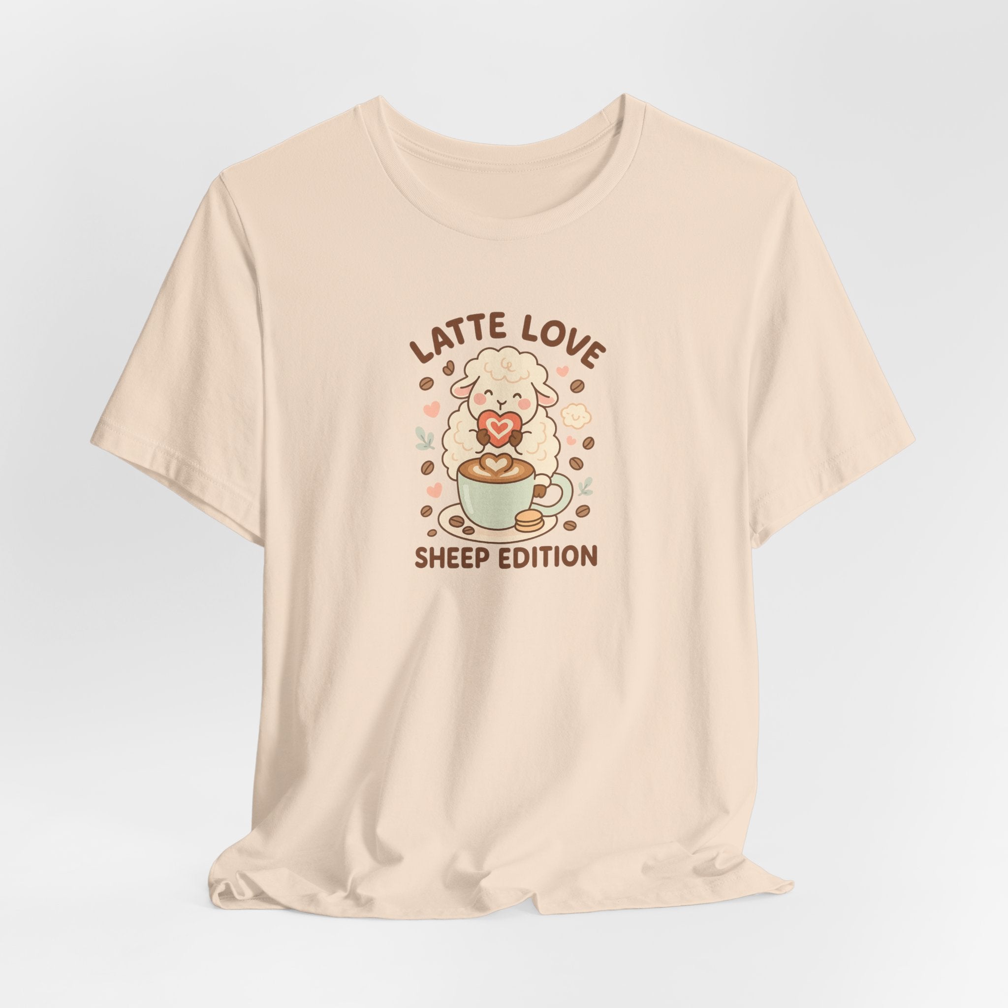 Latte Love, Sheep Edition – Graphic T-Shirt