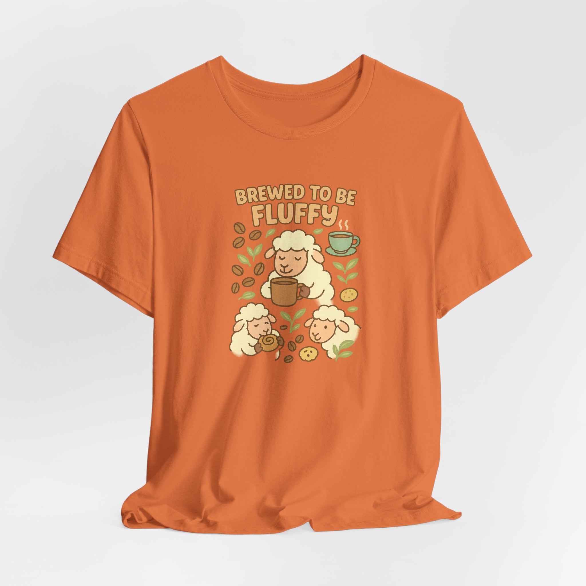Brewed to Be Fluffy – Graphic T-Shirt