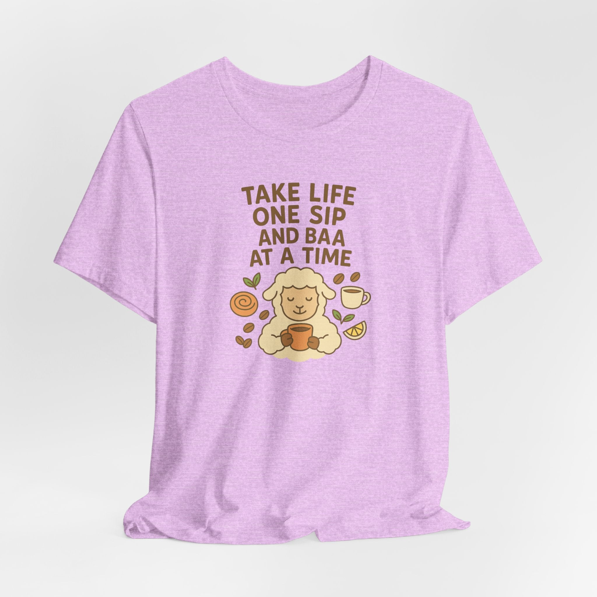 Take Life One Sip and Baa at a Time – Graphic T-Shirt