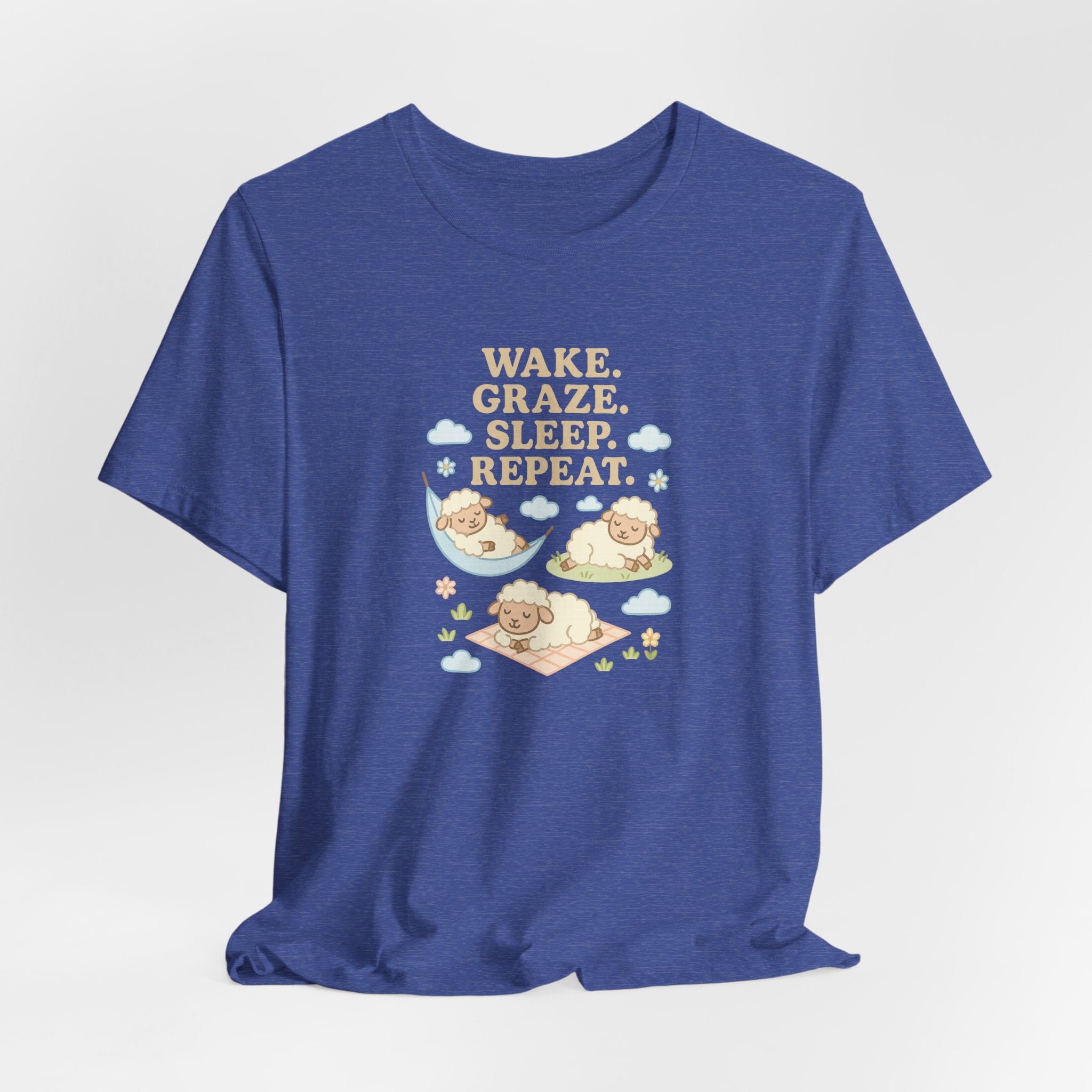 Wake. Graze. Sleep. Repeat. – Graphic T-Shirt