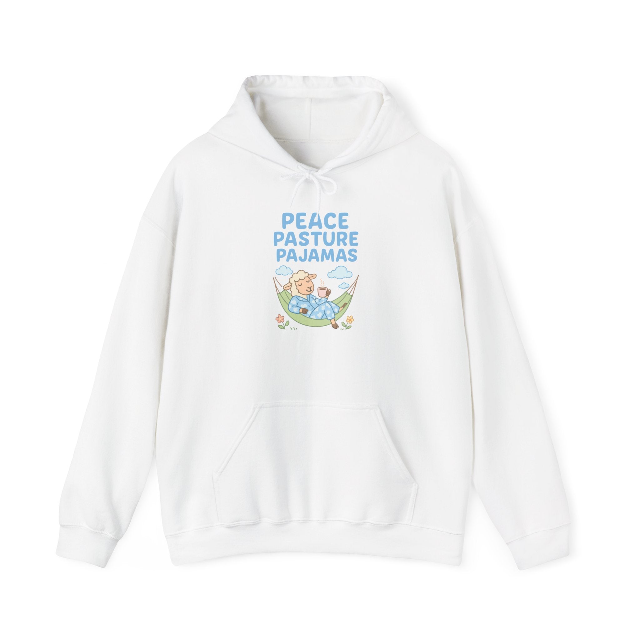 Peace Pasture Pajamas (Female Sheep) – Graphic Hoodie