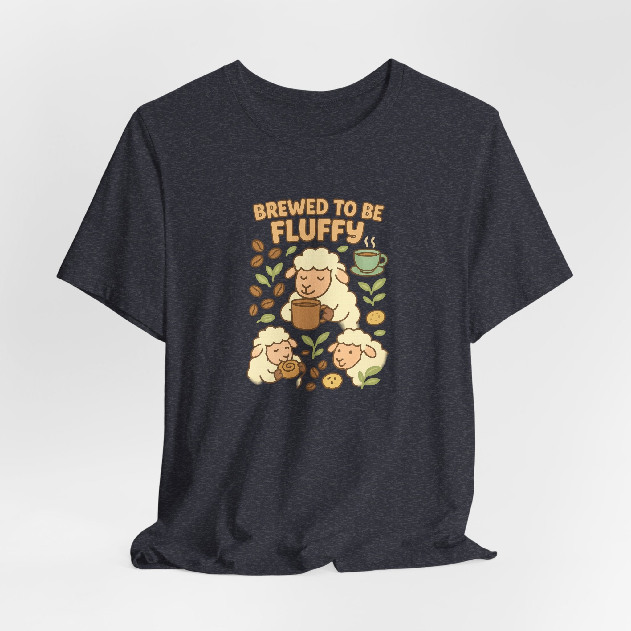 Brewed to Be Fluffy – Graphic T-Shirt