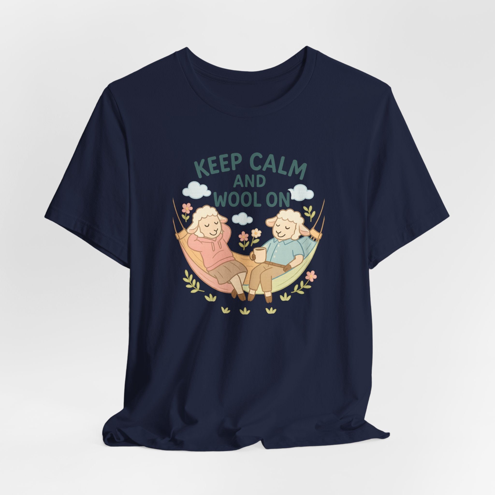 Keep Calm and Wool On – Graphic T-Shirt