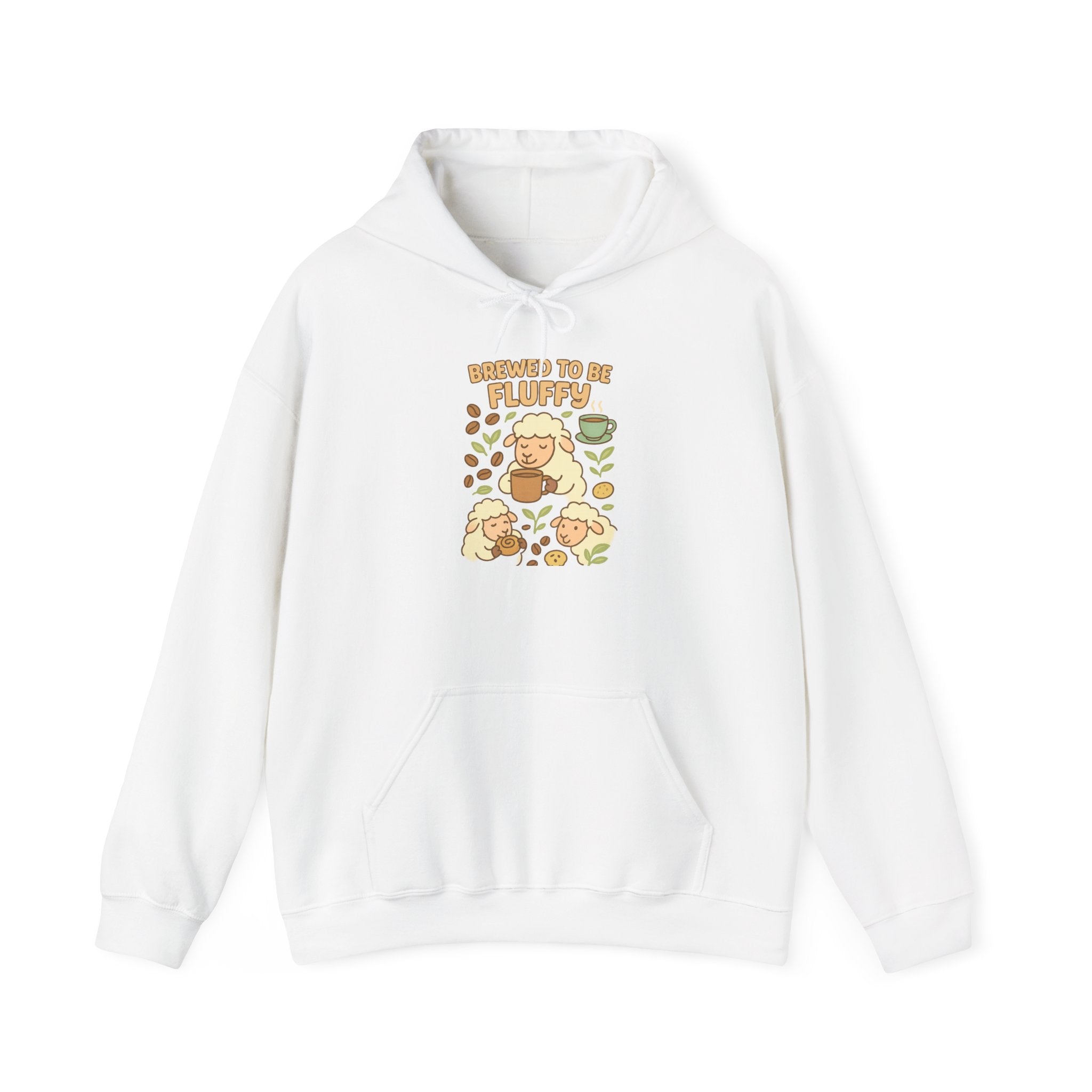 Brewed to Be Fluffy – Graphic Hoodie