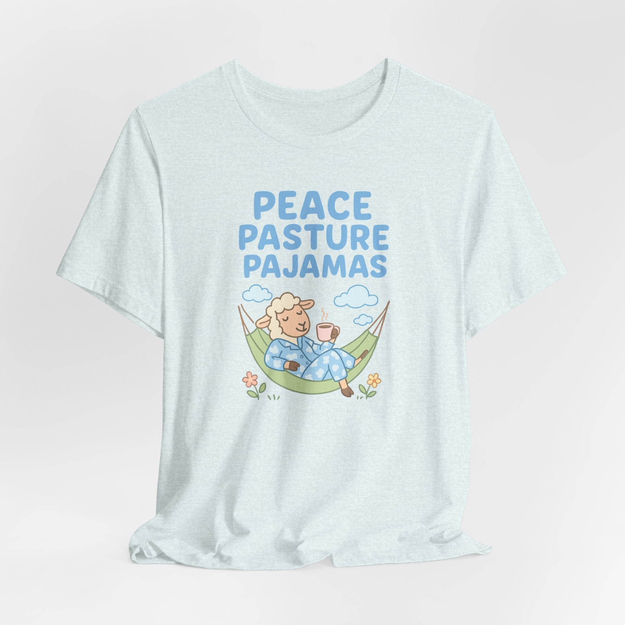 Peace Pasture Pajamas (Female Sheep) – Graphic T-Shirt