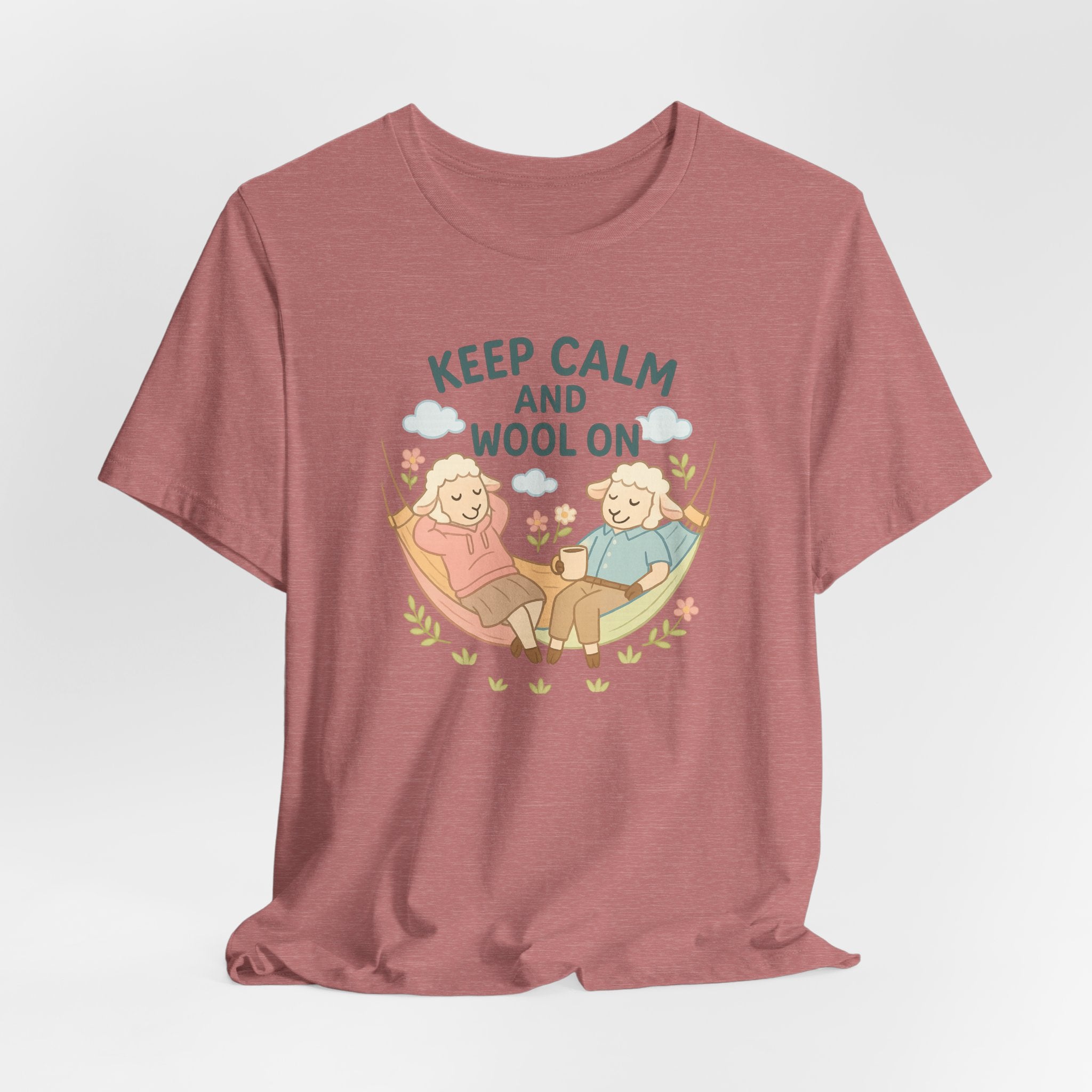 Keep Calm and Wool On – Graphic T-Shirt