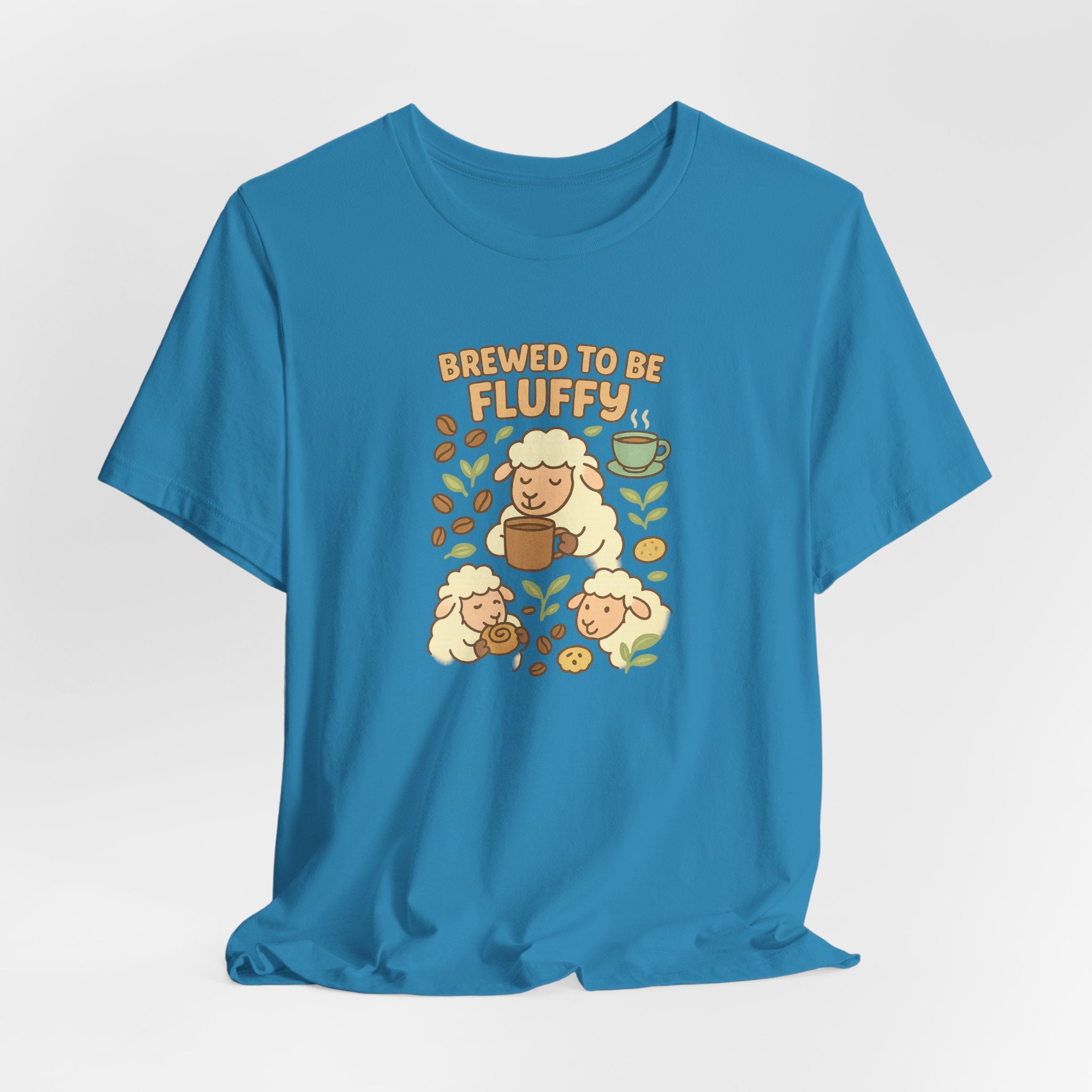 Brewed to Be Fluffy – Graphic T-Shirt