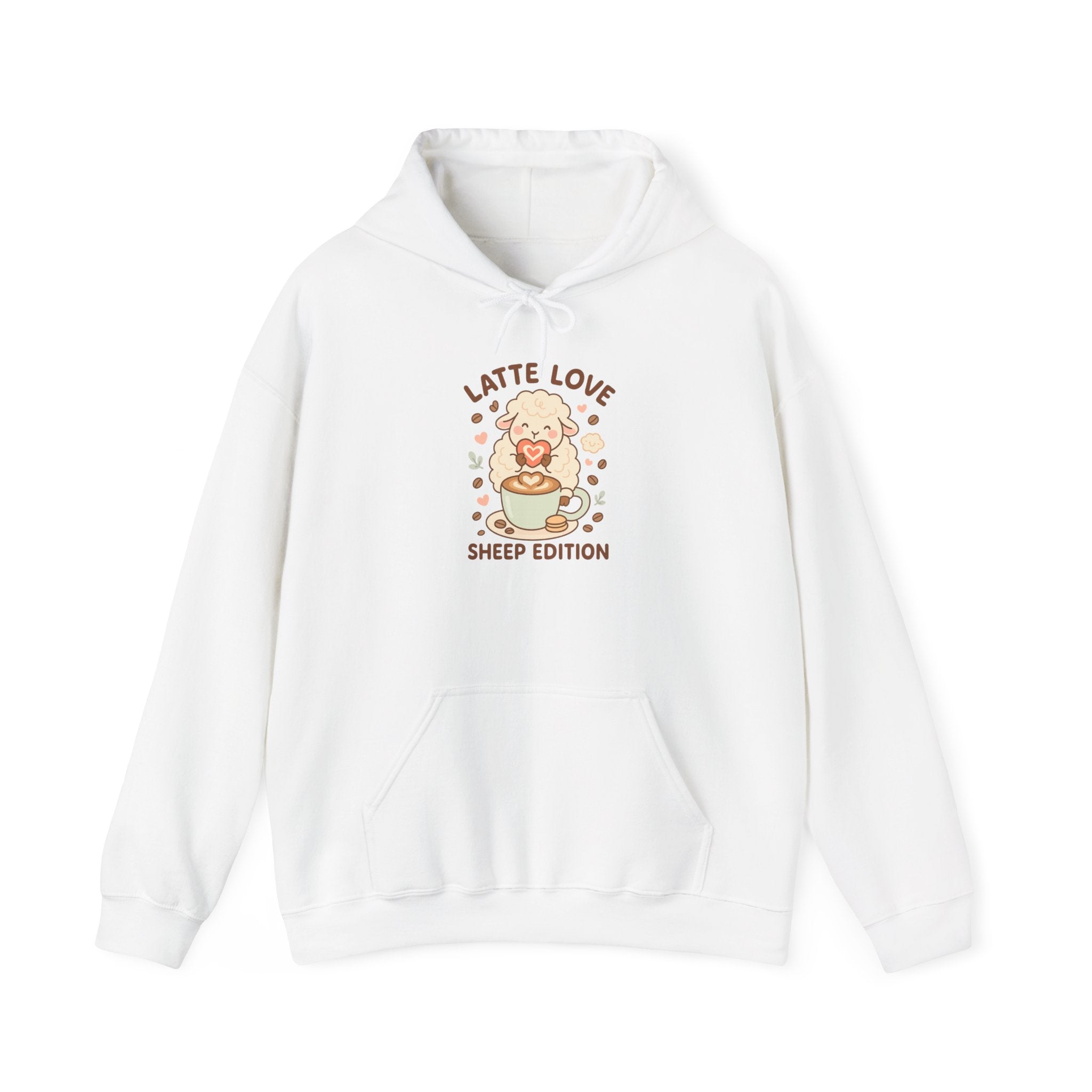 Latte Love, Sheep Edition – Graphic Hoodie