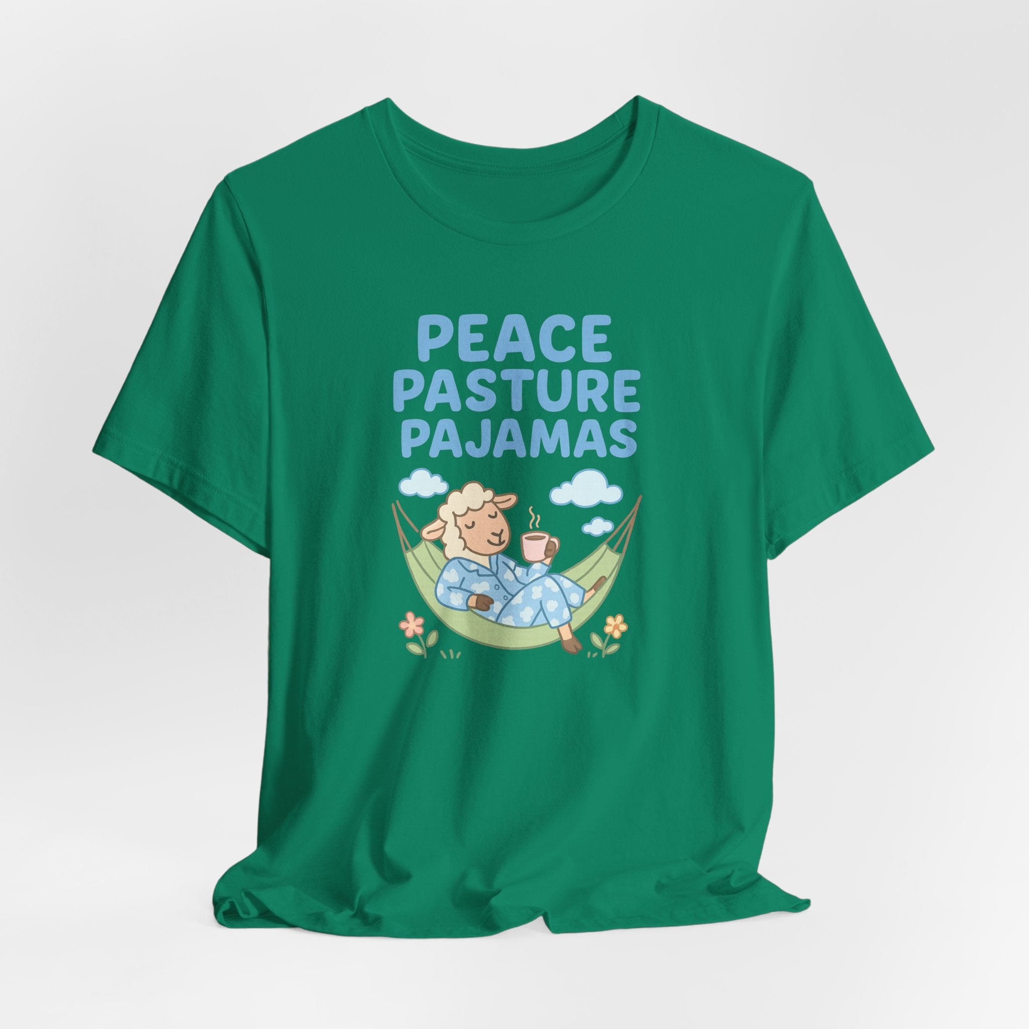Peace Pasture Pajamas (Female Sheep) – Graphic T-Shirt