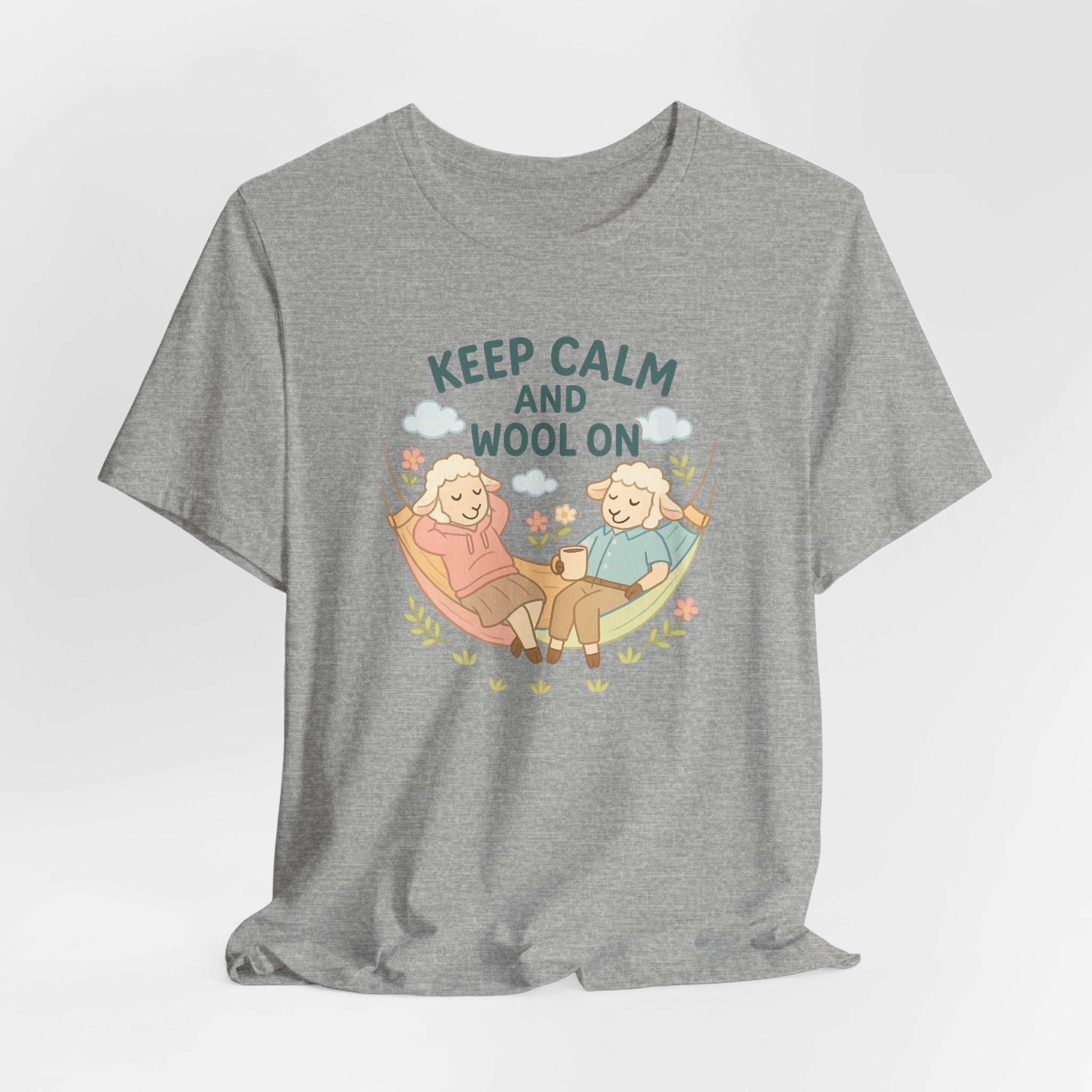 Keep Calm and Wool On – Graphic T-Shirt