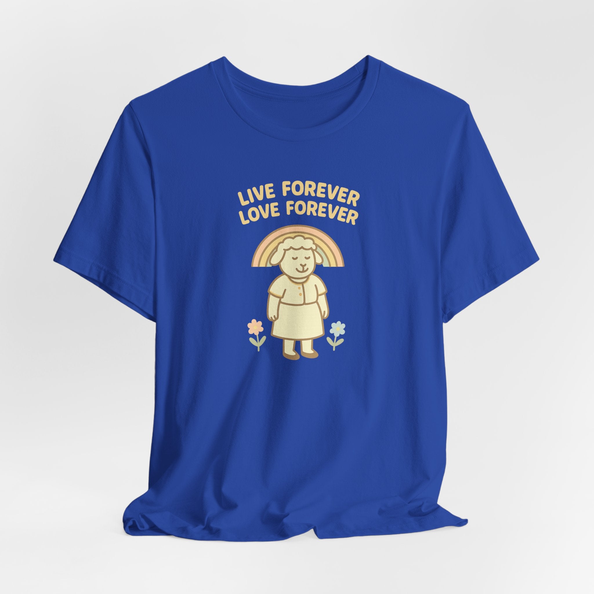 Live Forever Love Forever (Female Sheep) – Graphic T-Shirt