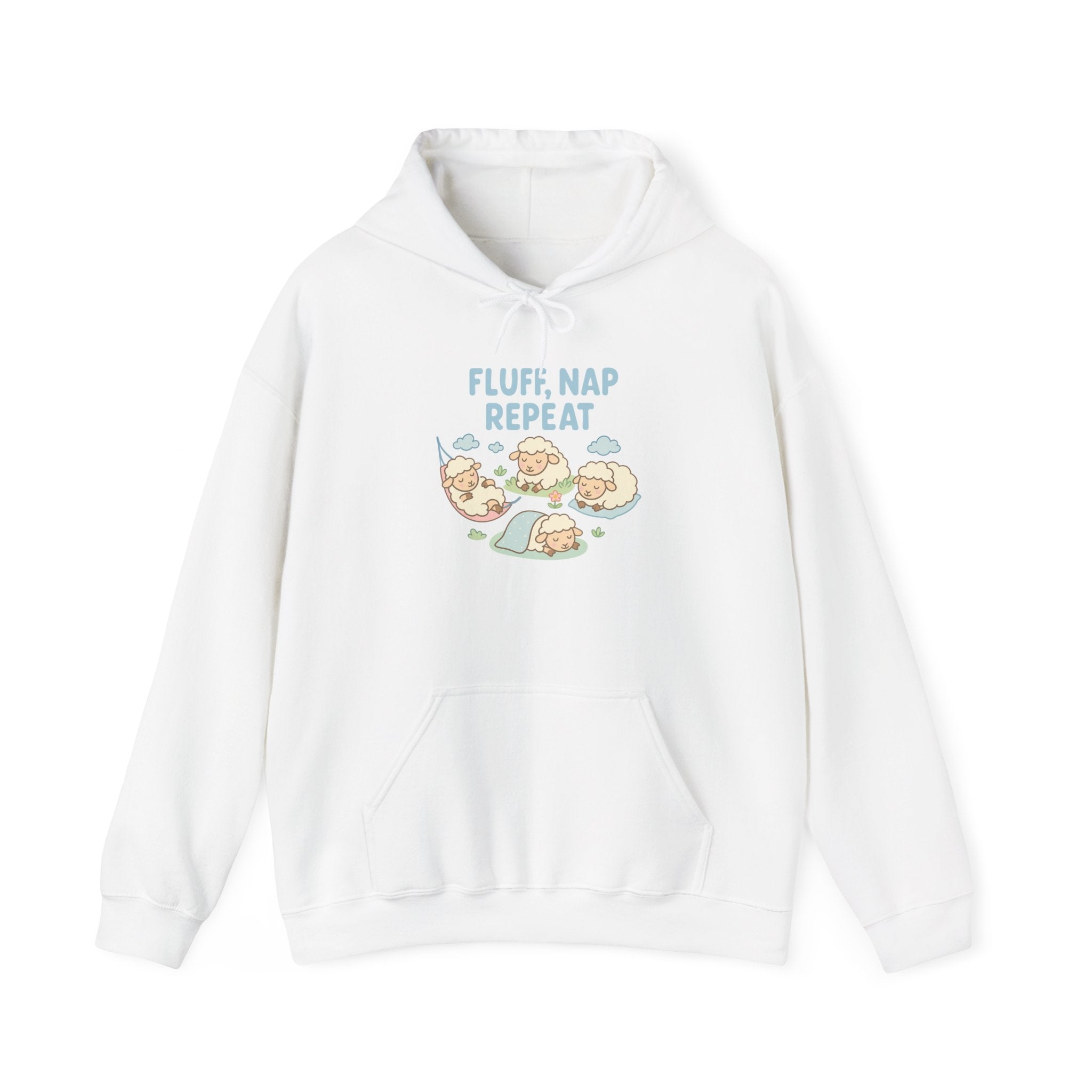 Fluff, Nap, Repeat – Graphic Hoodie