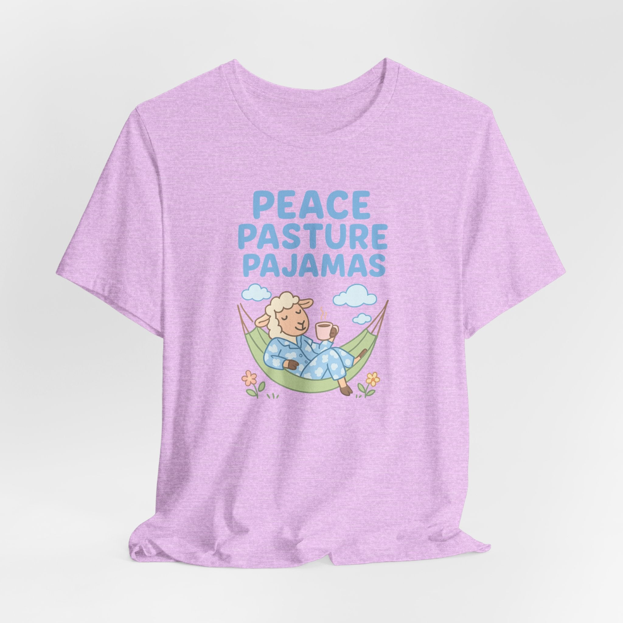 Peace Pasture Pajamas (Female Sheep) – Graphic T-Shirt