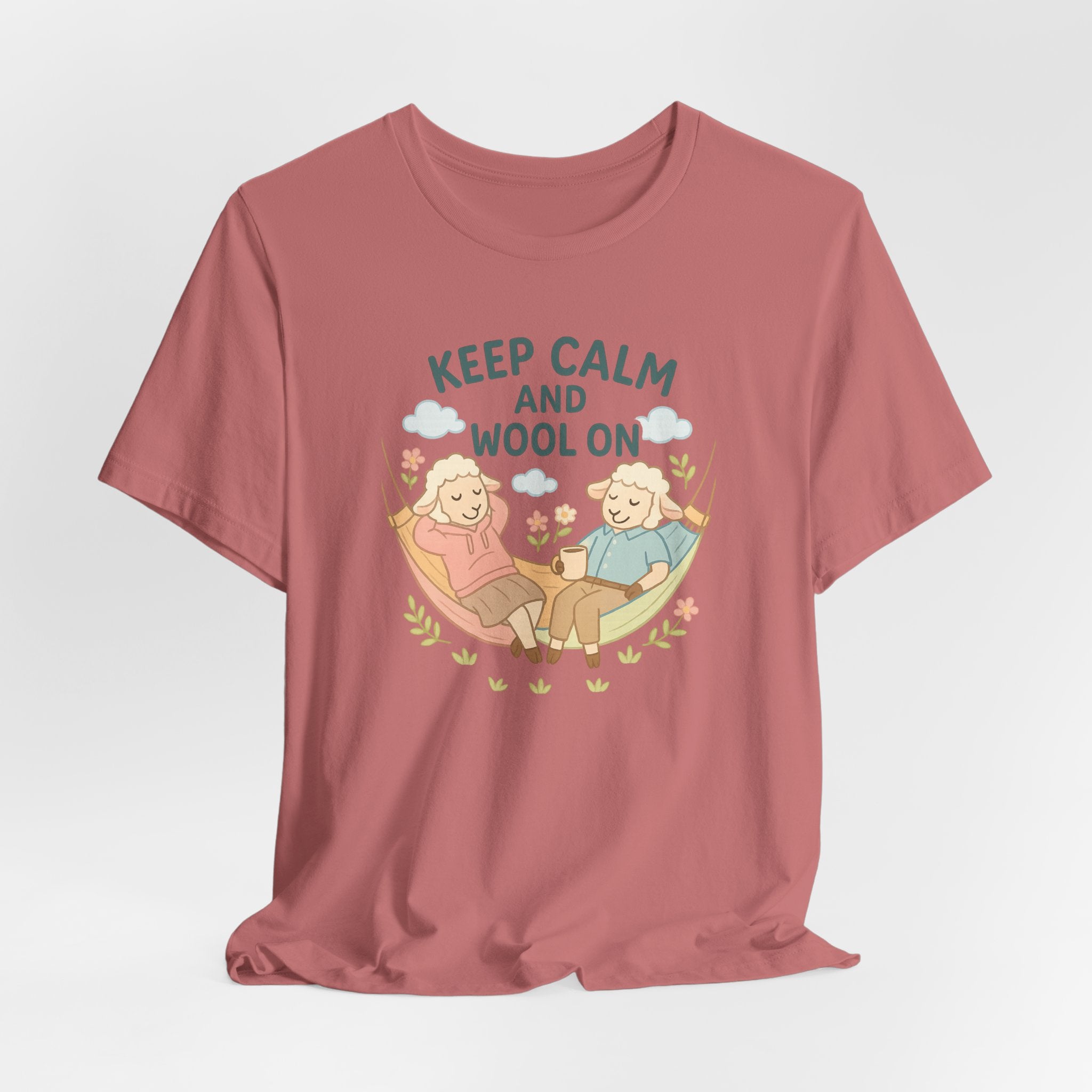 Keep Calm and Wool On – Graphic T-Shirt