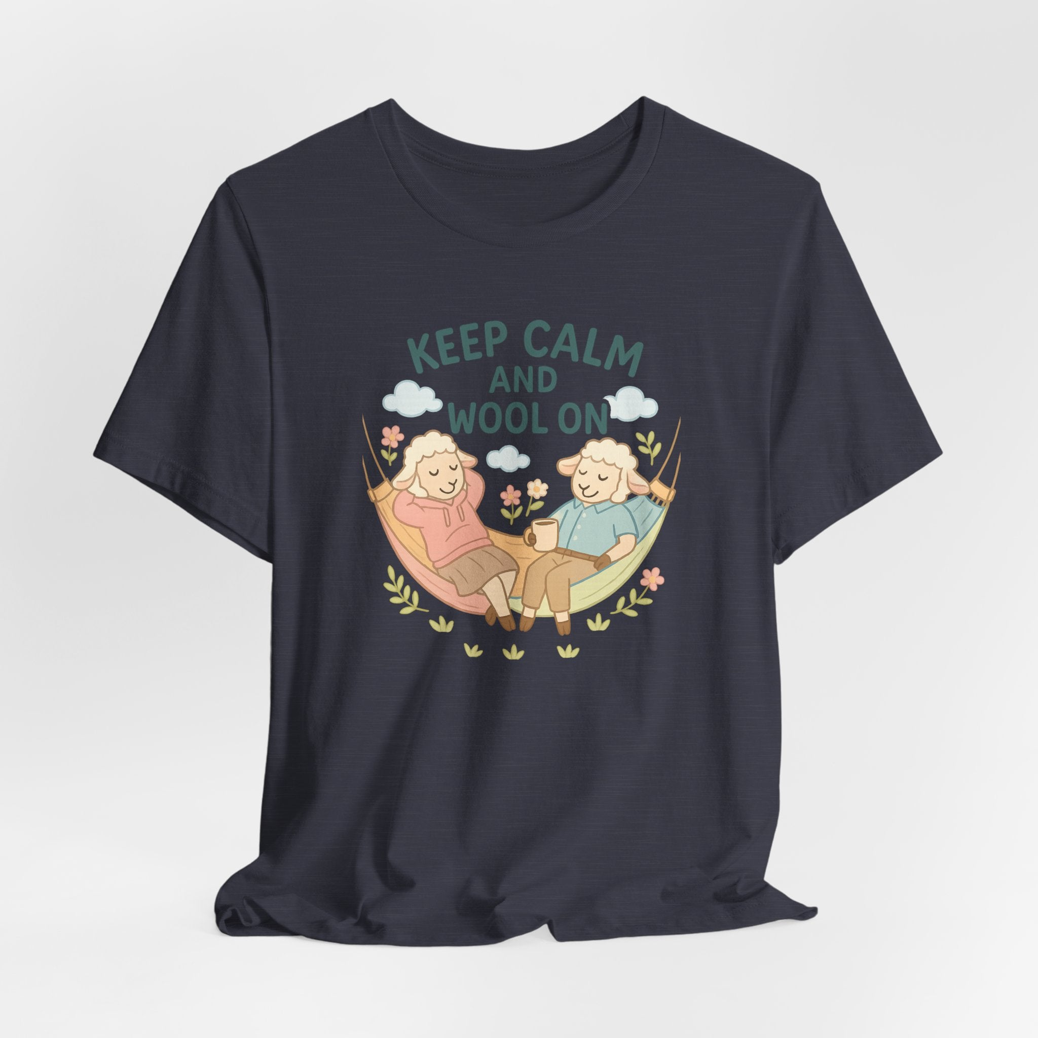 Keep Calm and Wool On – Graphic T-Shirt