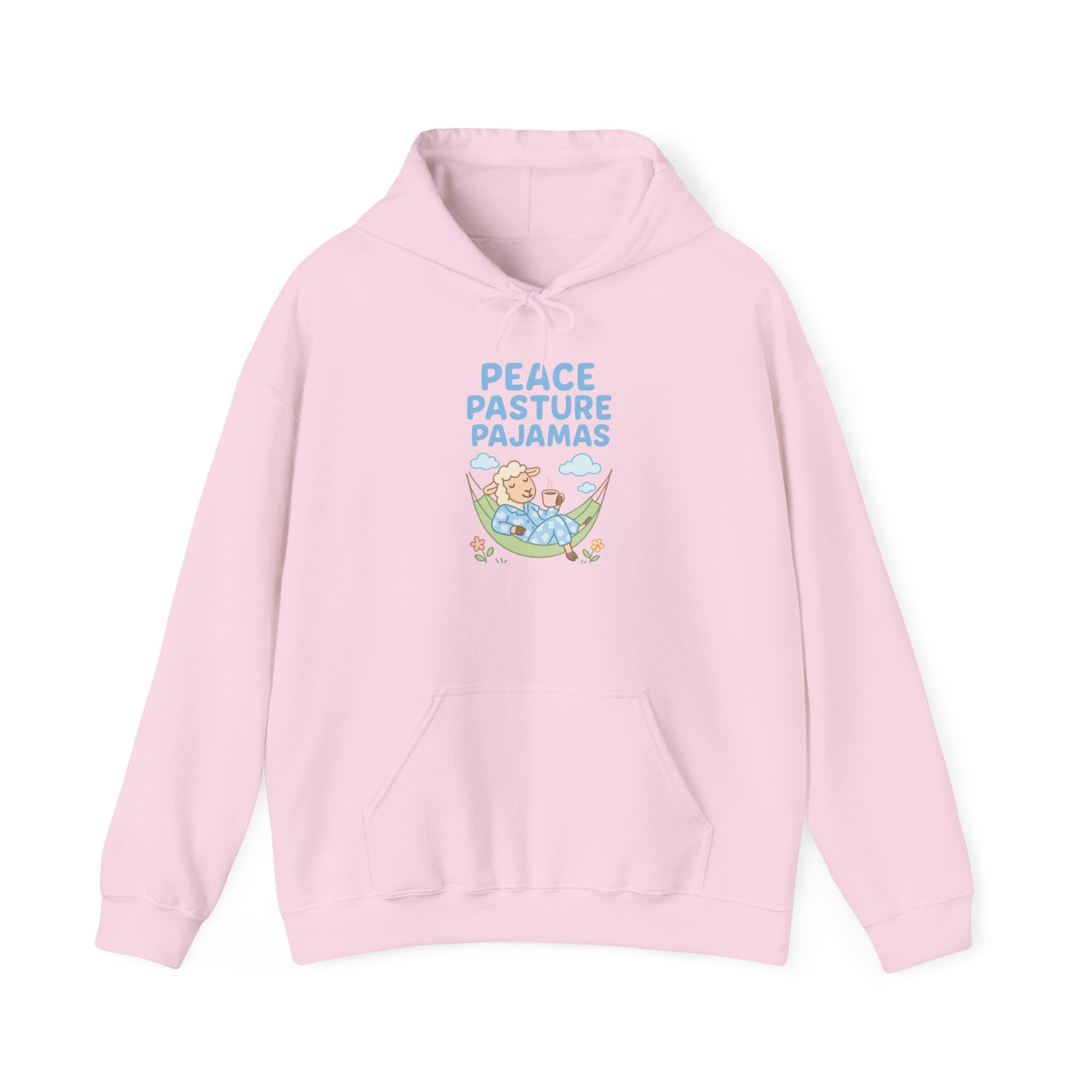 Peace Pasture Pajamas (Female Sheep) – Graphic Hoodie