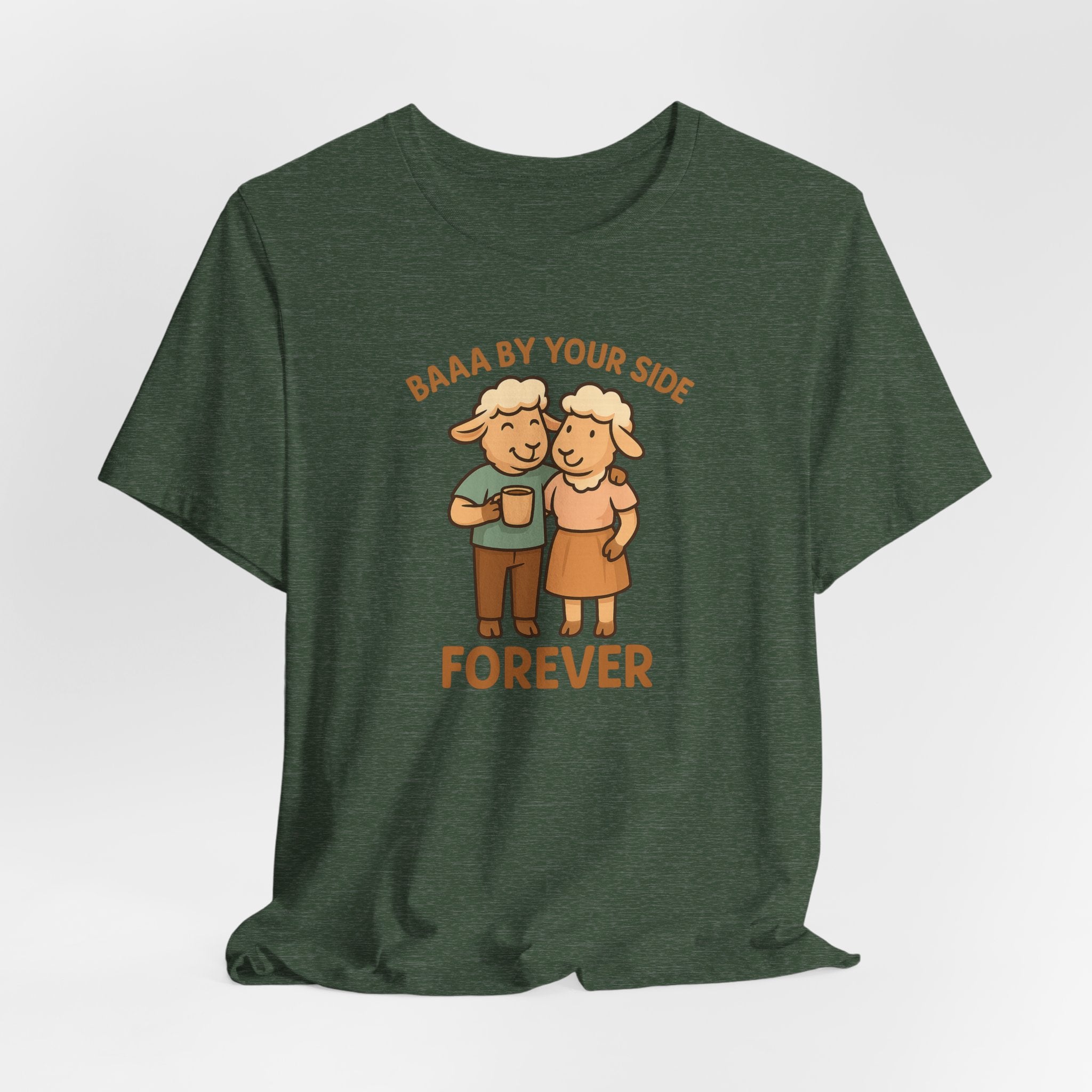 Baaa by Your Side Forever (Couple) – Graphic T-Shirt