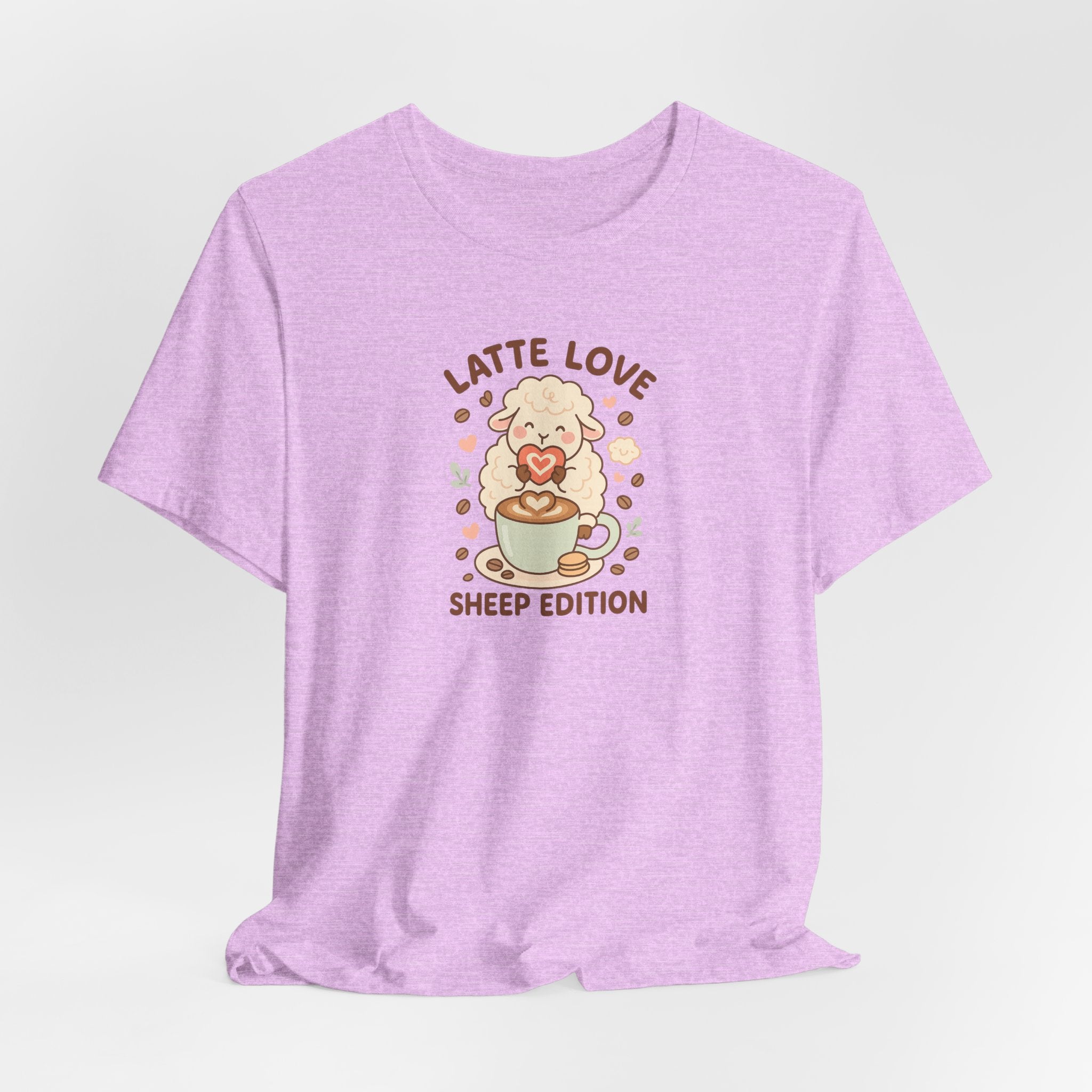 Latte Love, Sheep Edition – Graphic T-Shirt