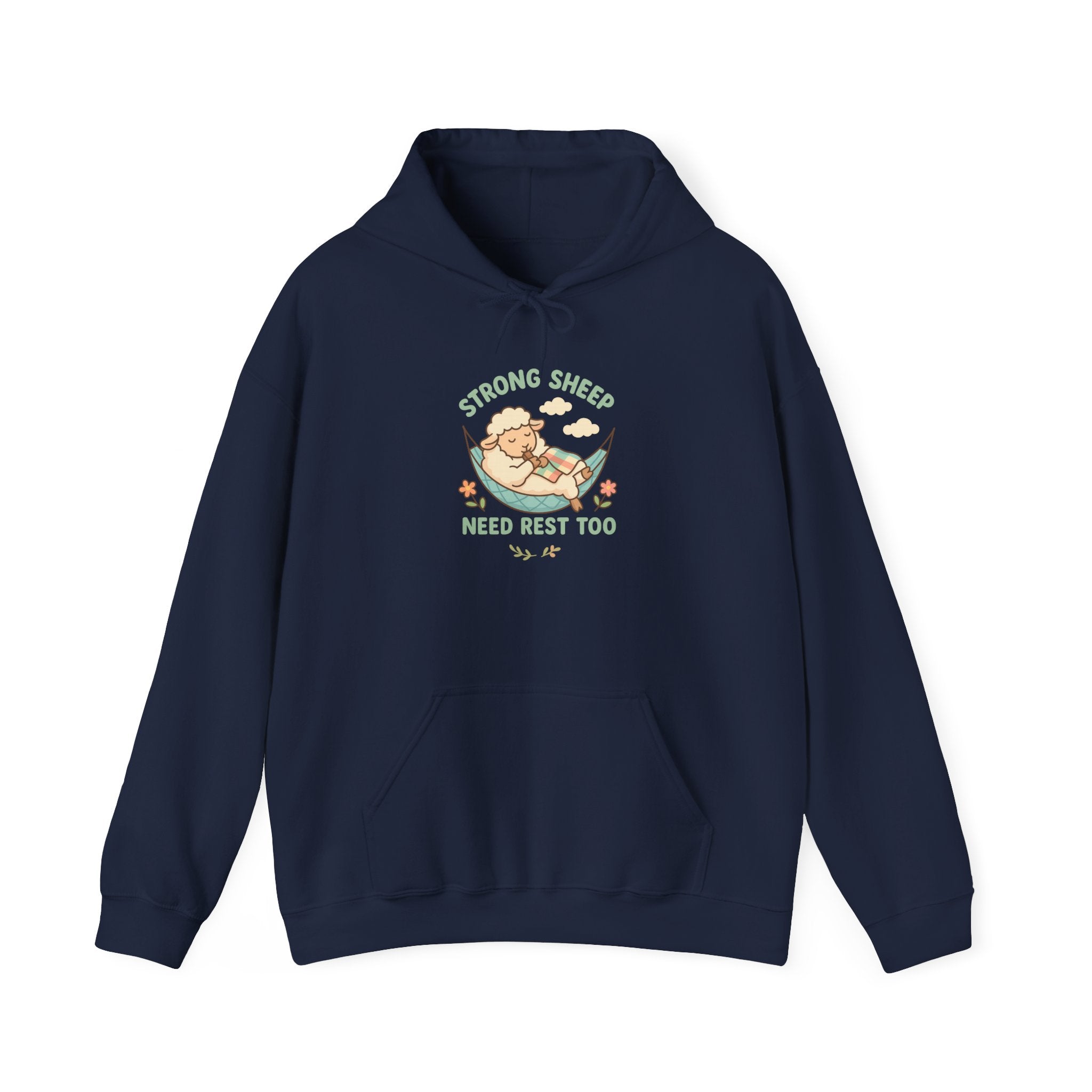 Strong Sheep Need Rest Too – Graphic Hoodie