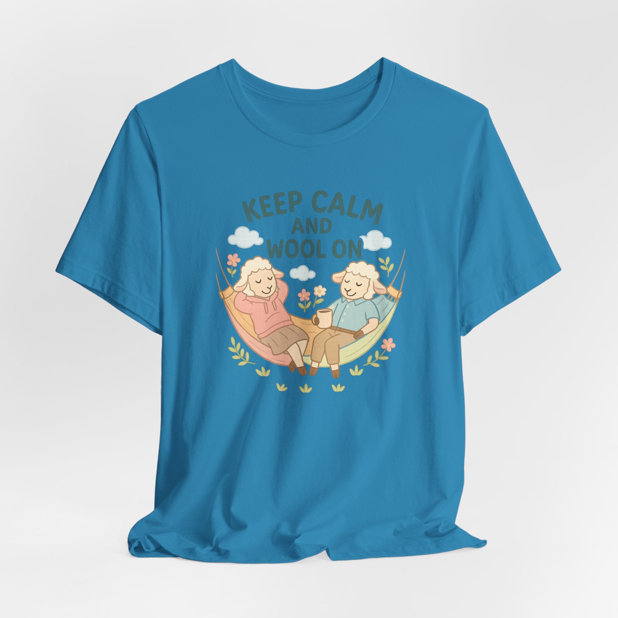 Keep Calm and Wool On – Graphic T-Shirt