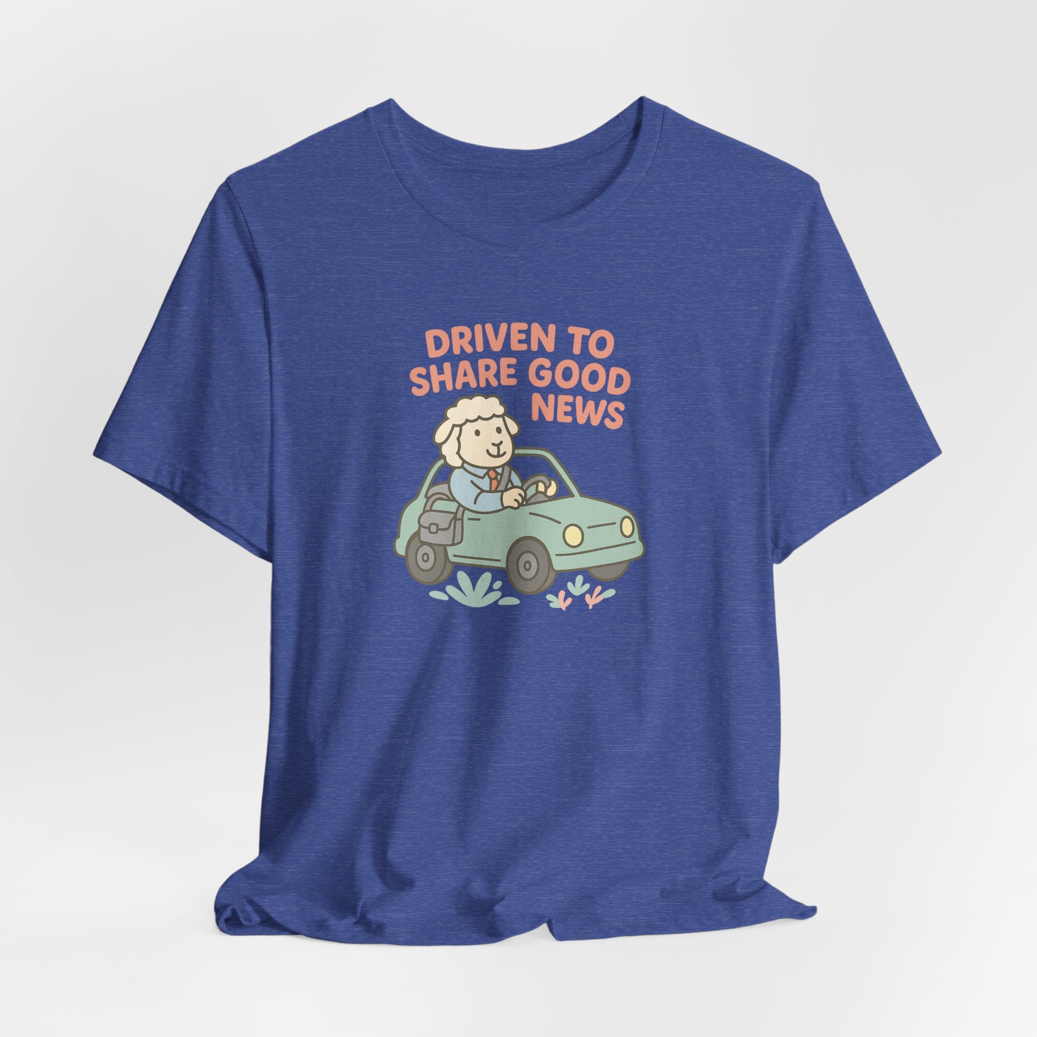 Driven to Share Good News (Male Sheep Alone) – Graphic T-Shirt
