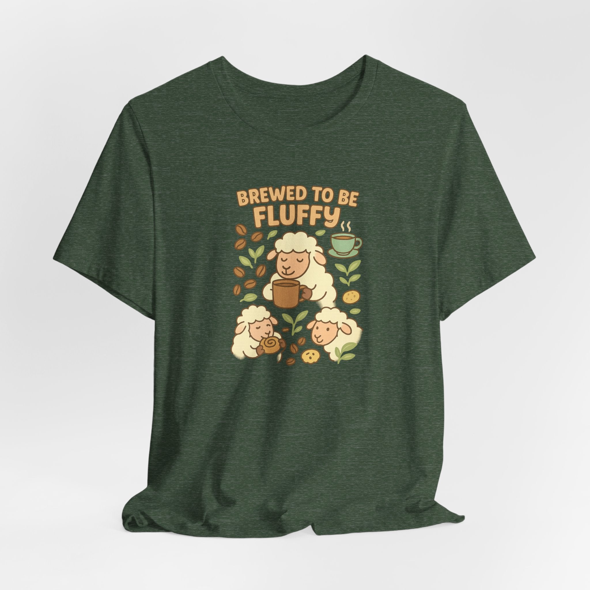 Brewed to Be Fluffy – Graphic T-Shirt