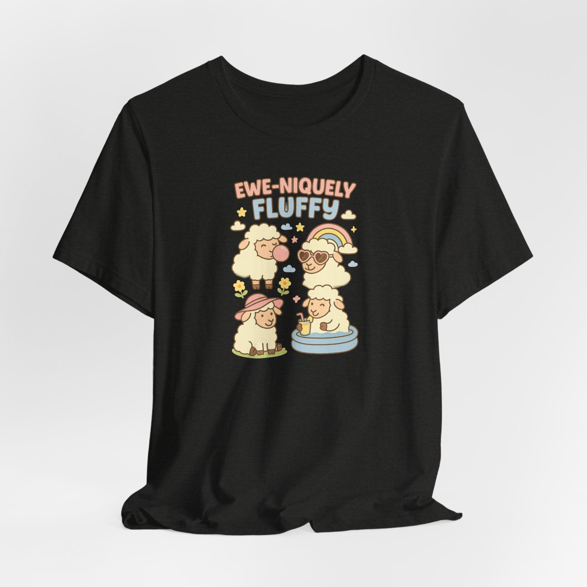 Ewe-niquely Fluffy – Graphic T-Shirt