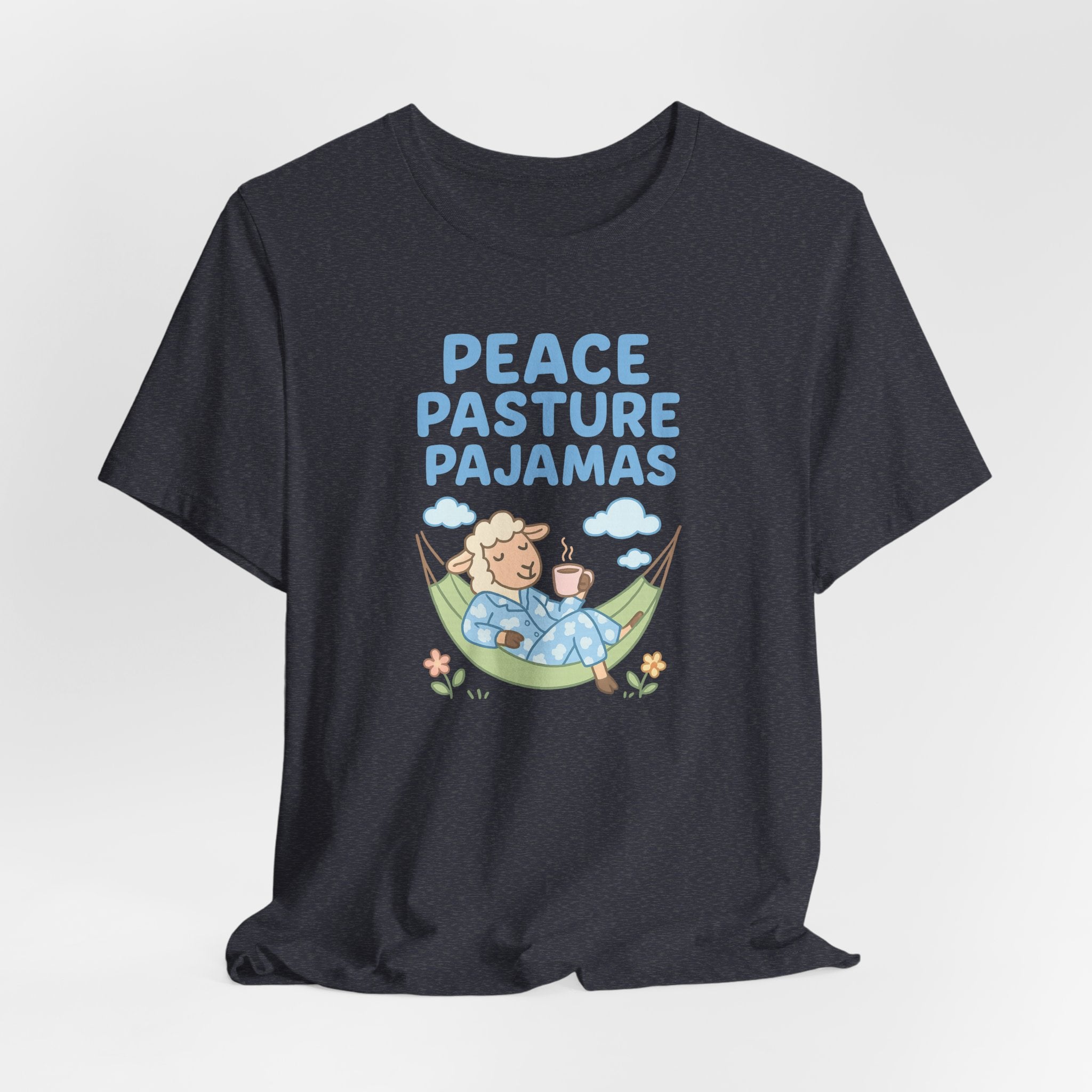 Peace Pasture Pajamas (Female Sheep) – Graphic T-Shirt